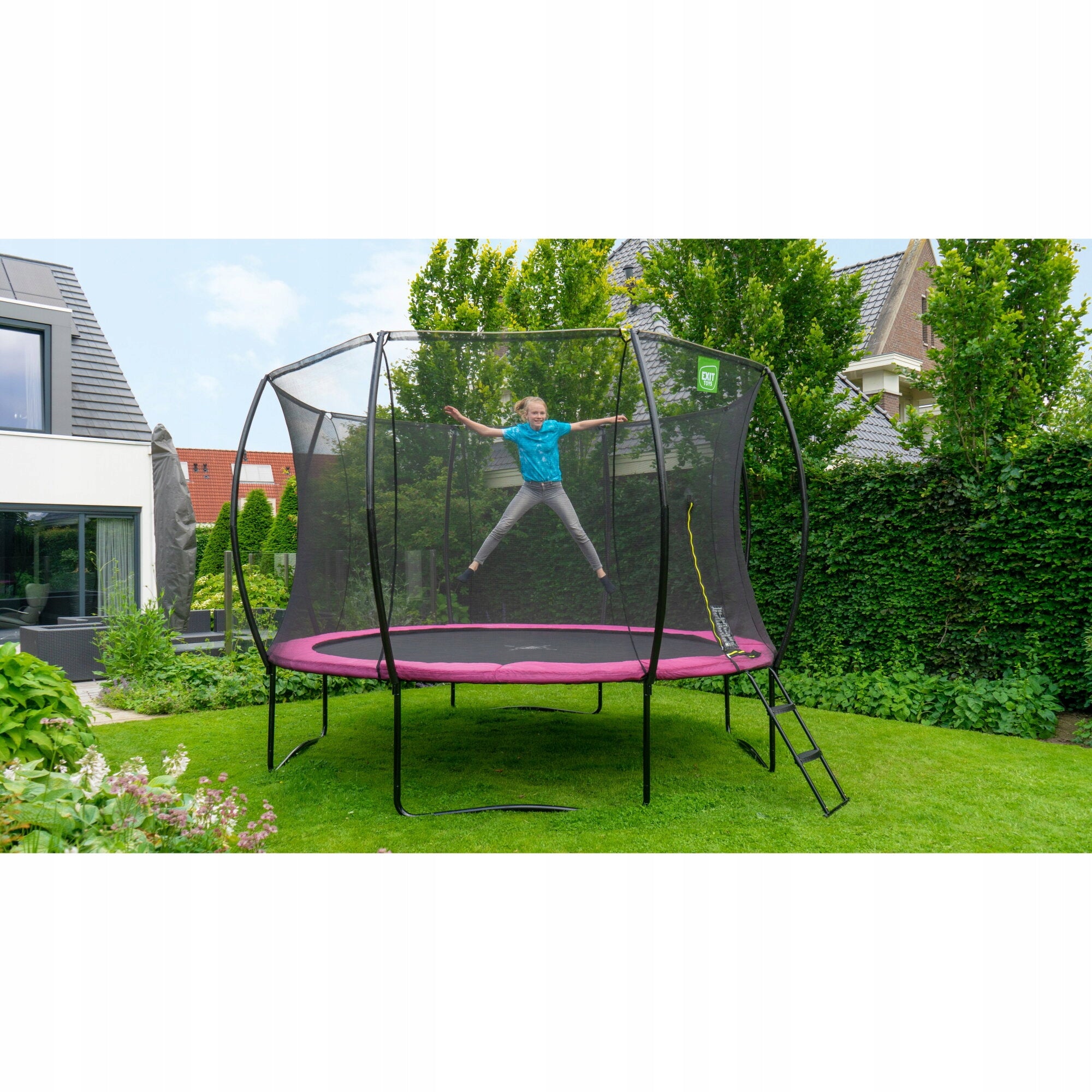 Trampoline Silhouette EXIT ø366cm - pink Kid's age 3+ months
