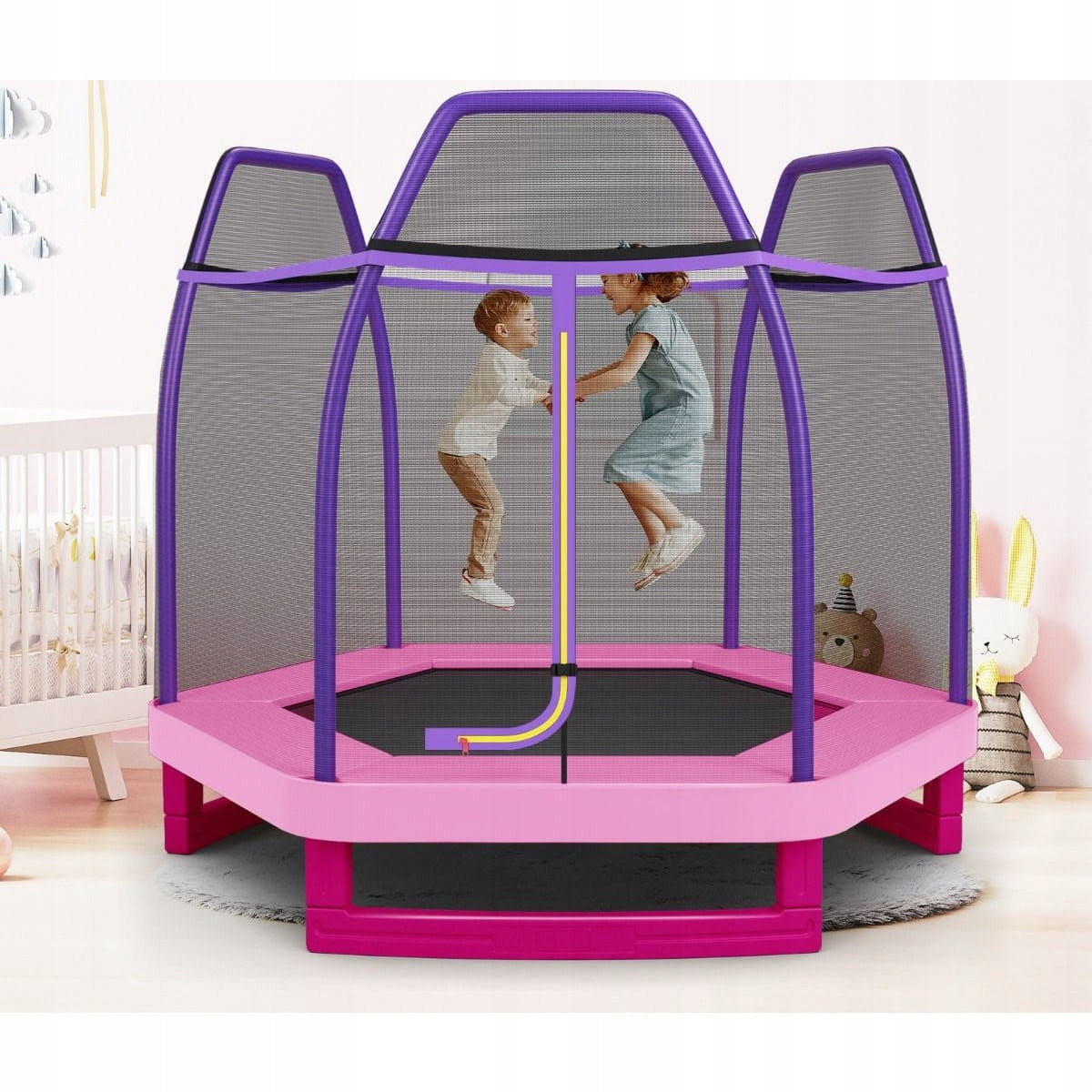 Trampoline for children with safety net Manufacturer code TW10053PI