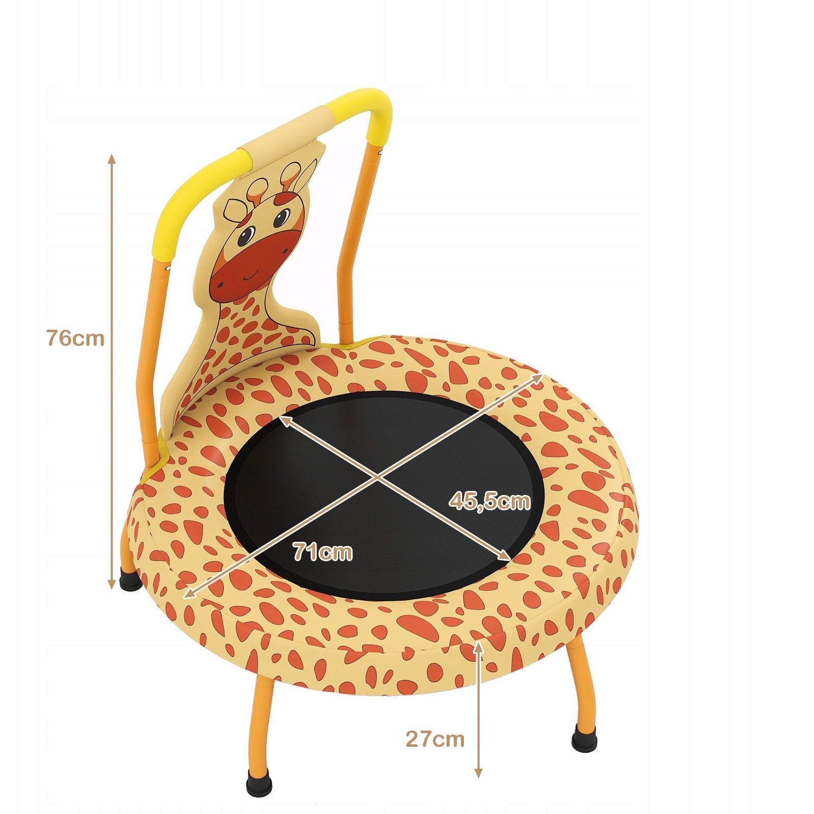 Trampoline with handle for children Trampoline children's giraffe Size (ft) other