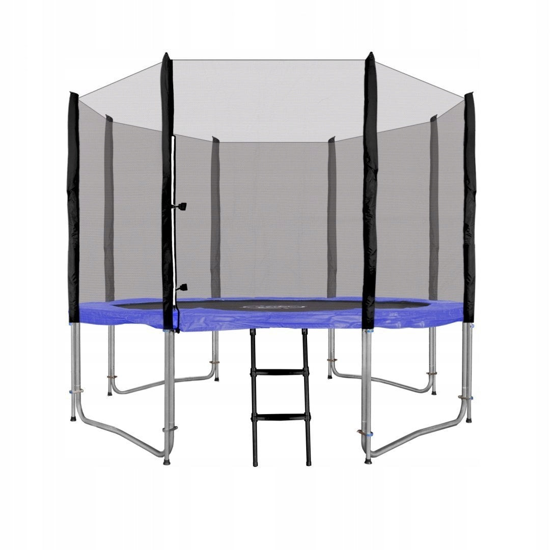 Trampoline with net Skyramiz 305 cm FT 10 CERTIFICATES ladder Brand Skyramiz