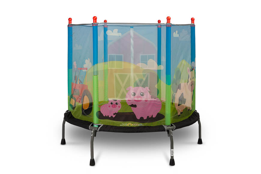 Trampoline with net Toyz 100 cm CHILDREN'S TRAMPOLINE - FARM Size (ft) other