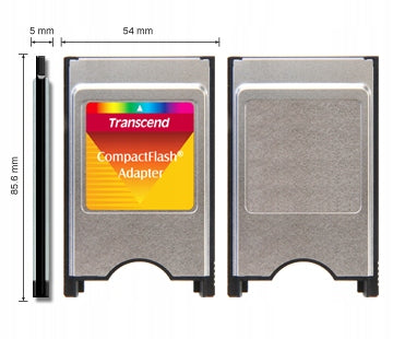 Transcend CompactFlash PCMCIA adapter (TS0MCF2PC) Manufacturer Transcend