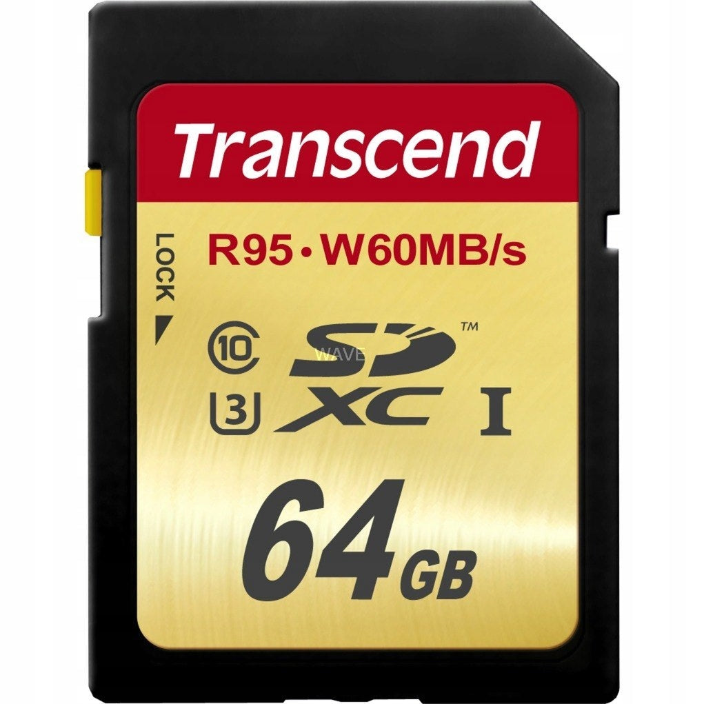 Transcend SDXC 64GB Class 10 UHS-I U3 Ultimate card