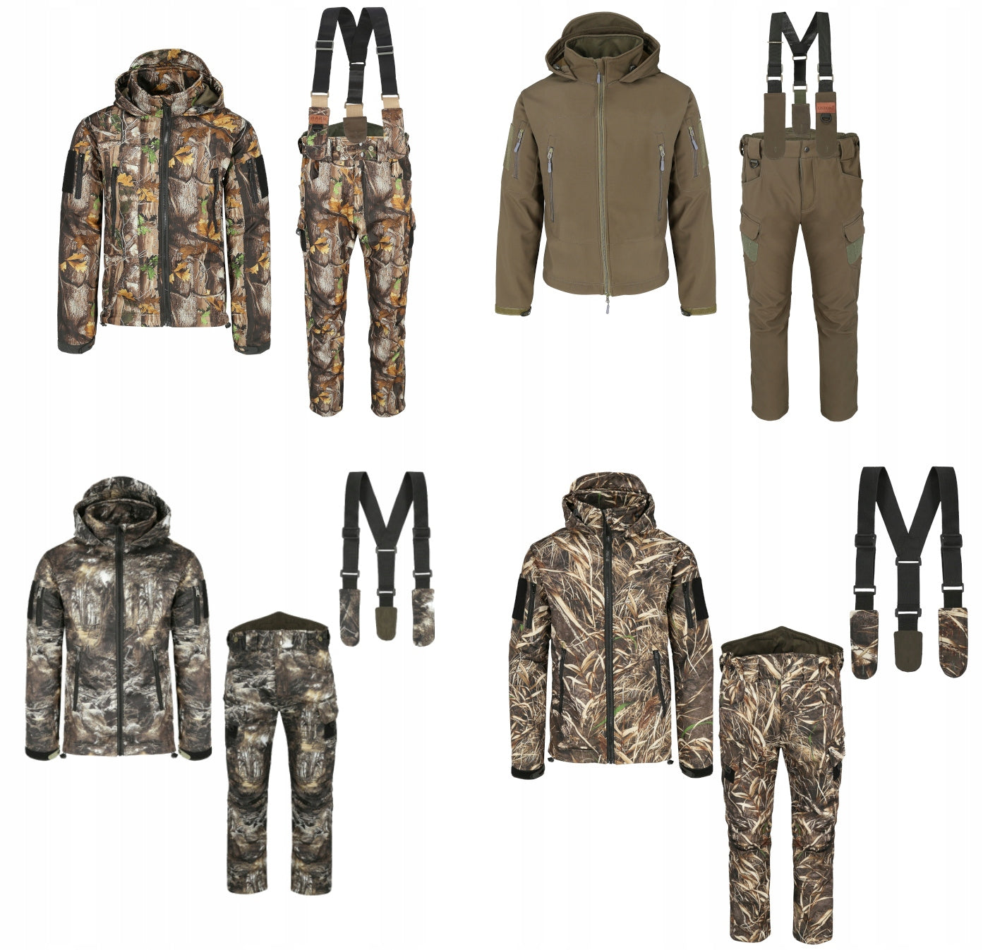 Transitional Set BARS DUSPO CAMOUFLAGE Various Designs Waterproof -1° to C 15