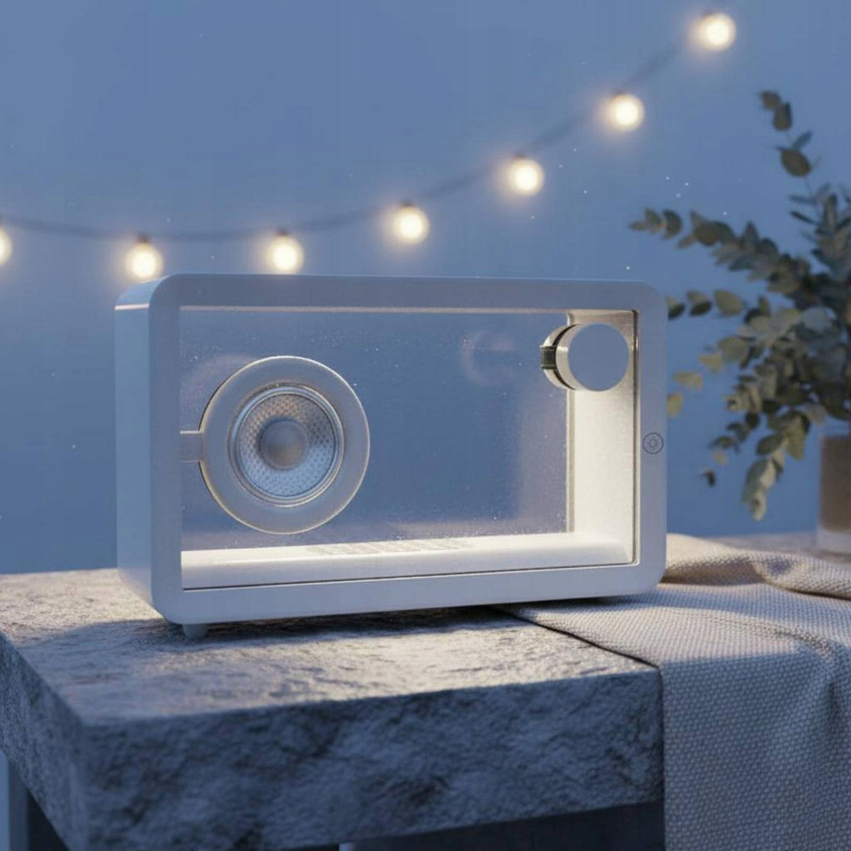 Transparent Bluetooth Speaker Minimalist Design LED Ambient Light Speaker Model other