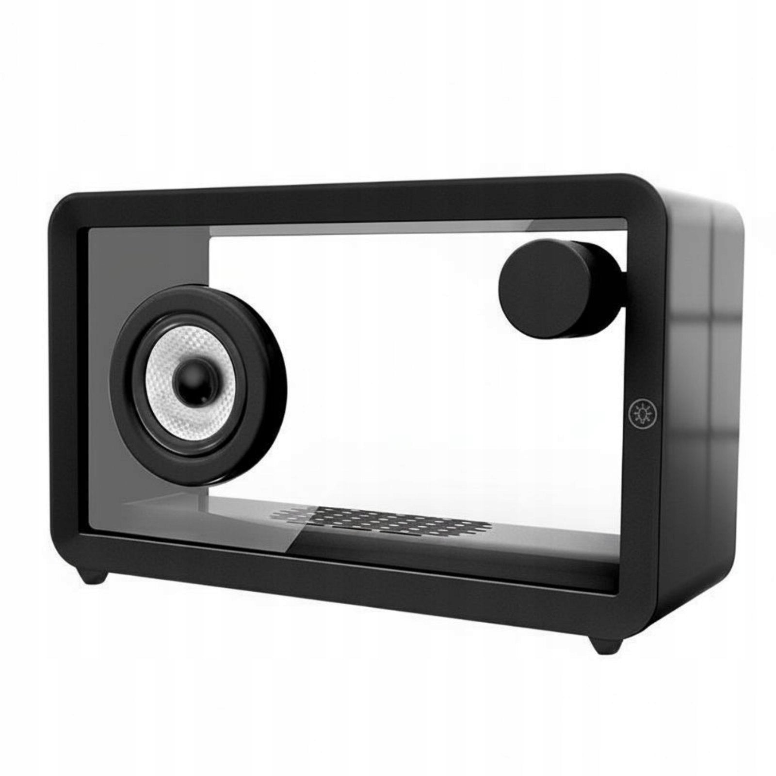 Transparent Bluetooth Speaker Minimalist Design LED Ambient Light Speaker