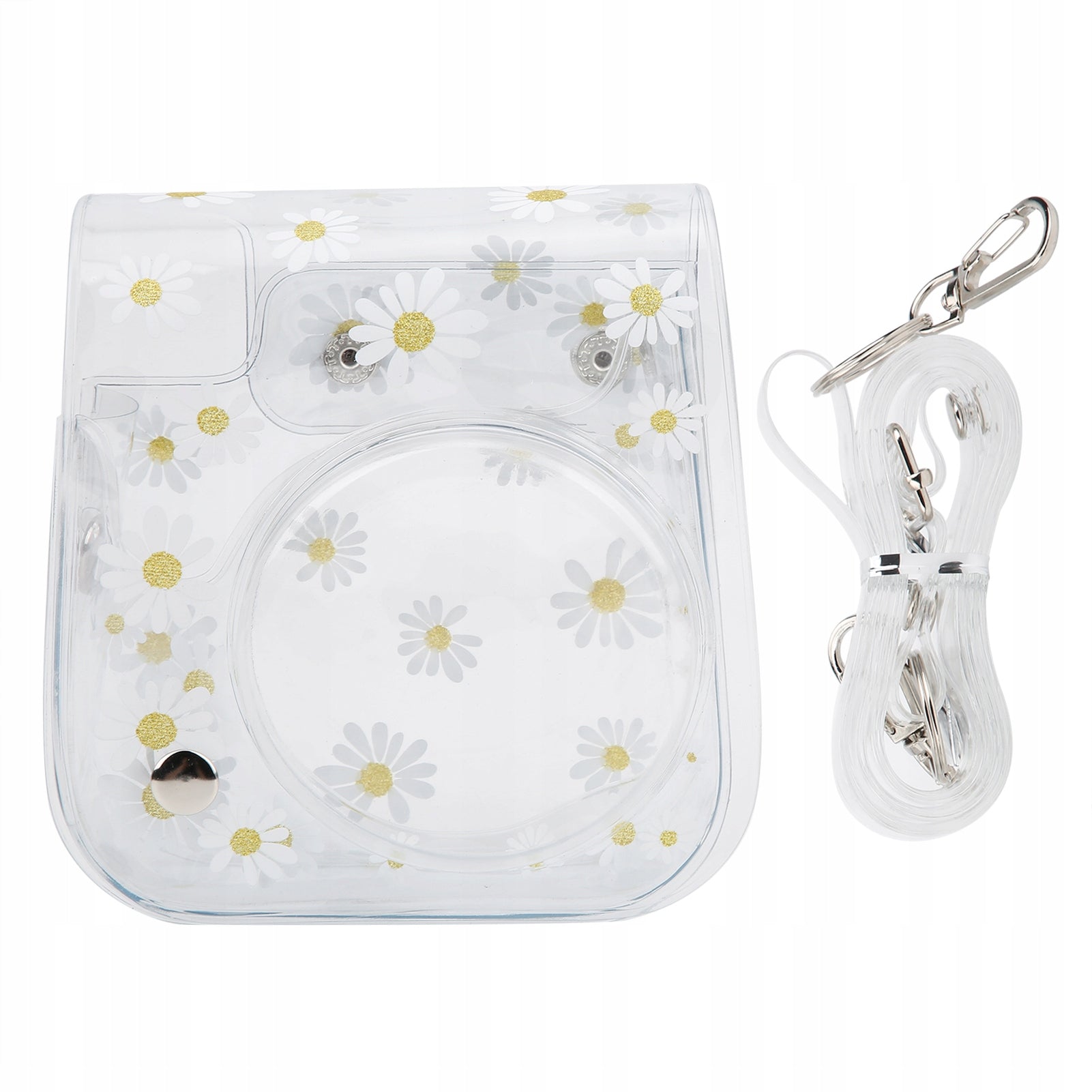Transparent Small Camera Bag PVC Pouch with Shoulder Strap for NA Model 4258TCXN