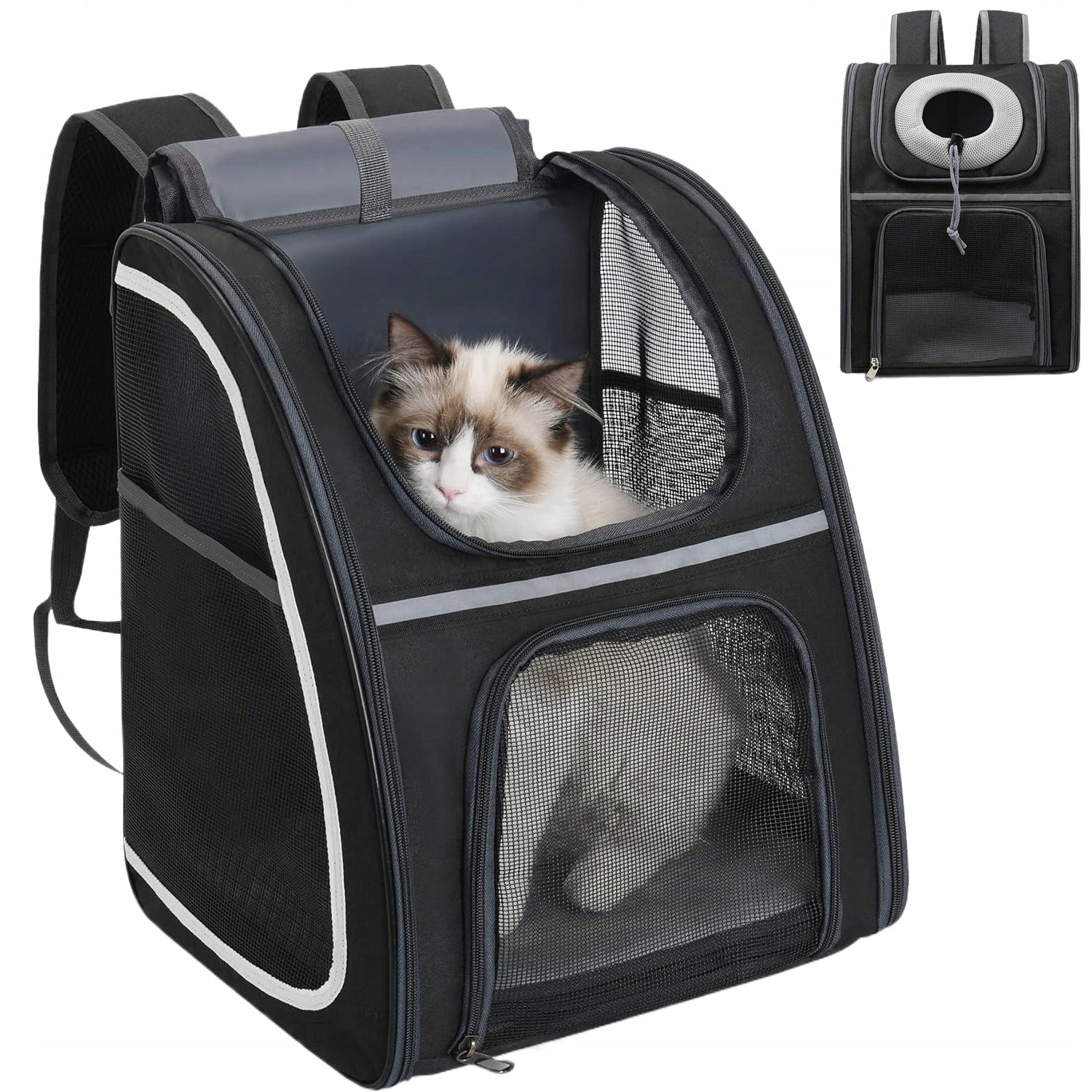 Transport Backpack for Cat - Lightweight and Foldable Design