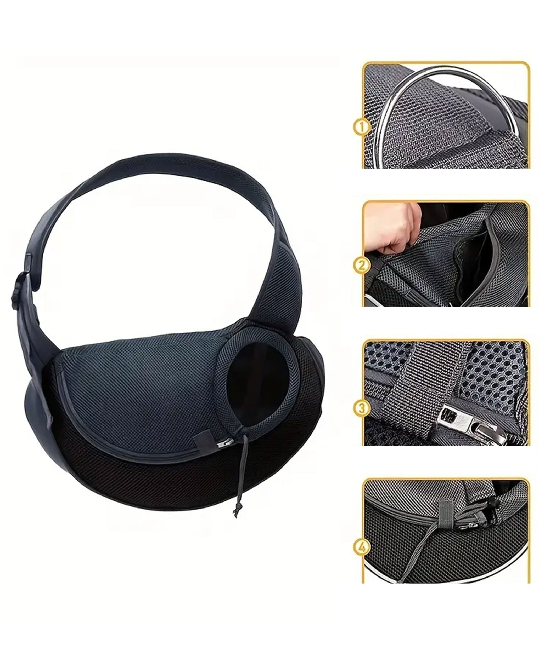 Transport Bag Carrier Transporter for Cat Dog Shoulder Comfortable Kangaroo S Color red