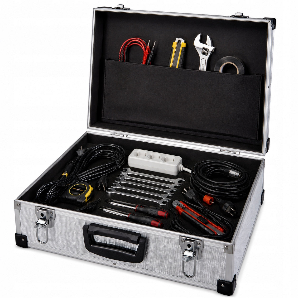 Transport SUITCASE Tool EQUIPMENT BOX DOCUMENTS DJ Aluminum