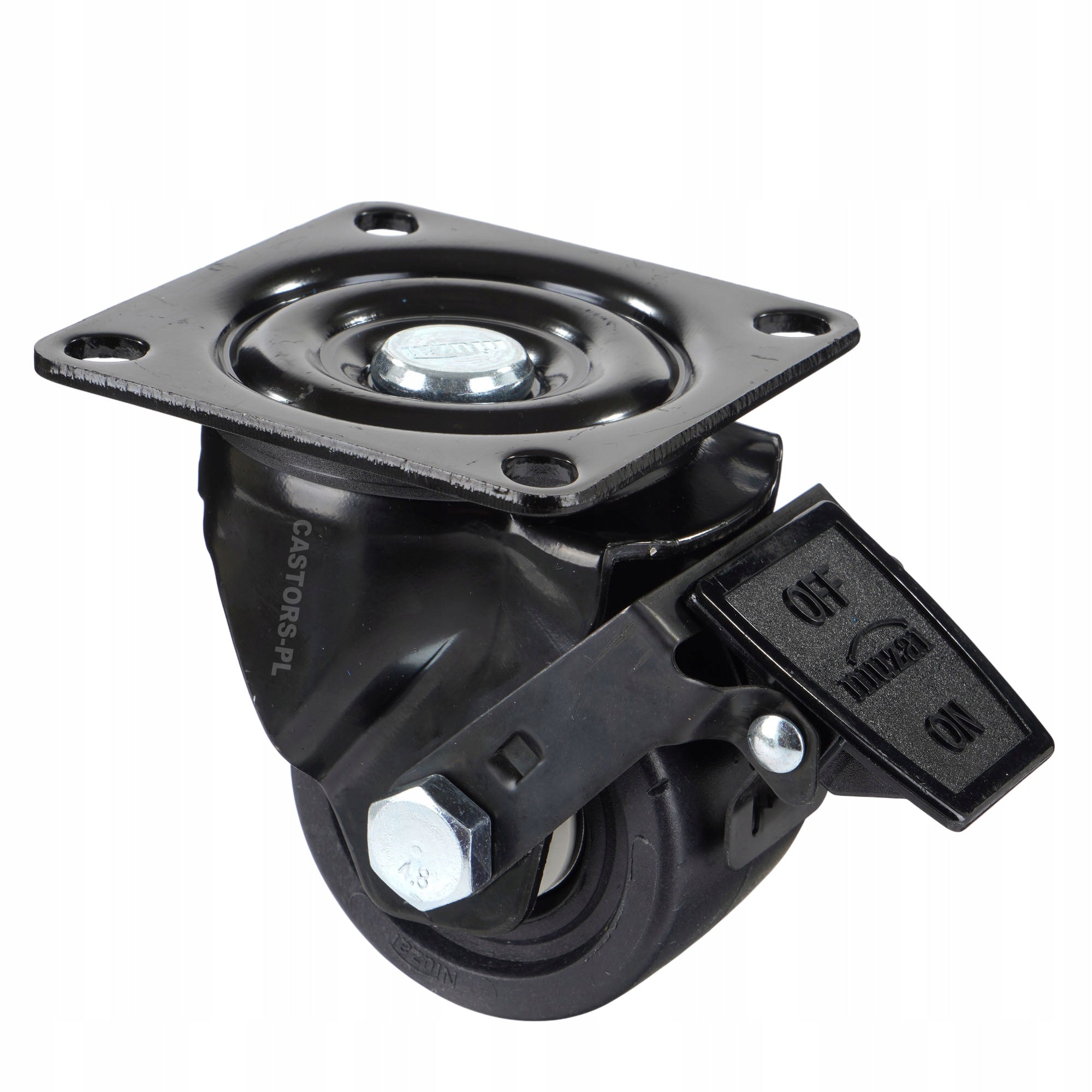 Transport wheels with brake SET 4PCS ZNY 75MM 2000 kg swivel 500kg Number of items in the set 4