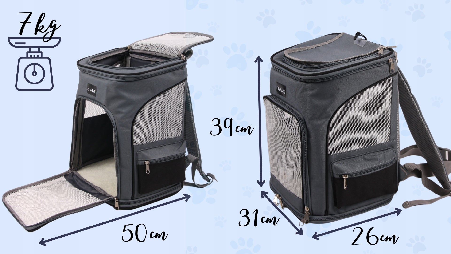 Transporter Backpack Animal Cat Dog Bag Folding Ventilated Large Manufacturer code plecak transporter dla małych psów i kotów