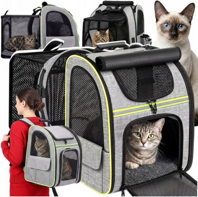 Transporter FOLDING BACKPACK for dog cat rabbit PLAYPEN FOLDING pockets