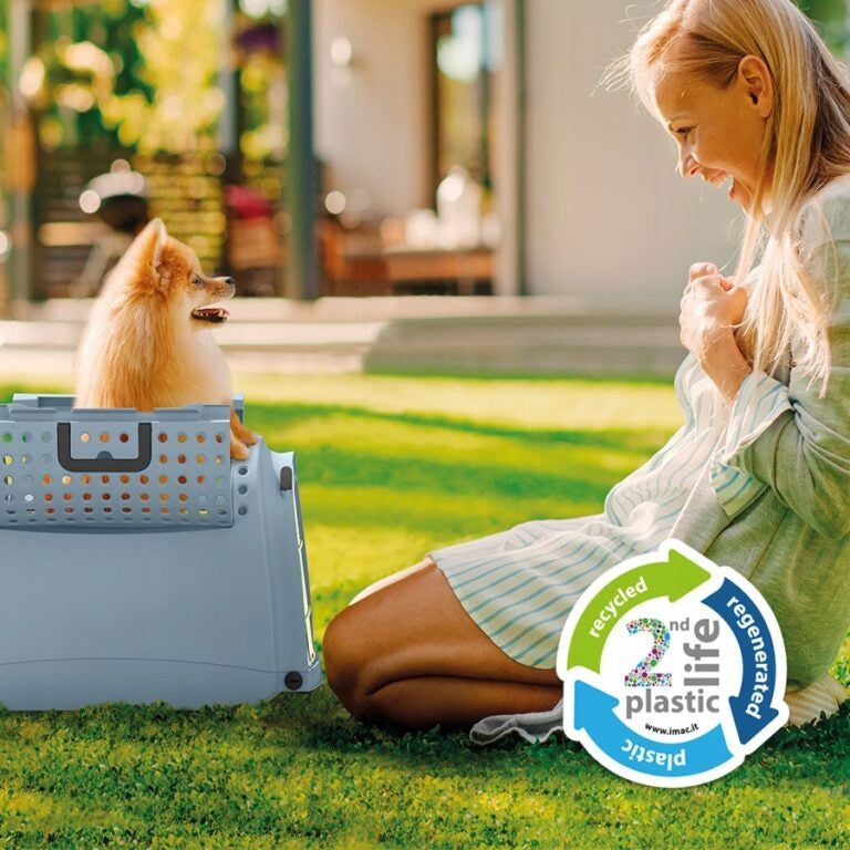 Transporter Linus Convertible for cat dog opening from above 52,5x32x34,5 black Packaging status original