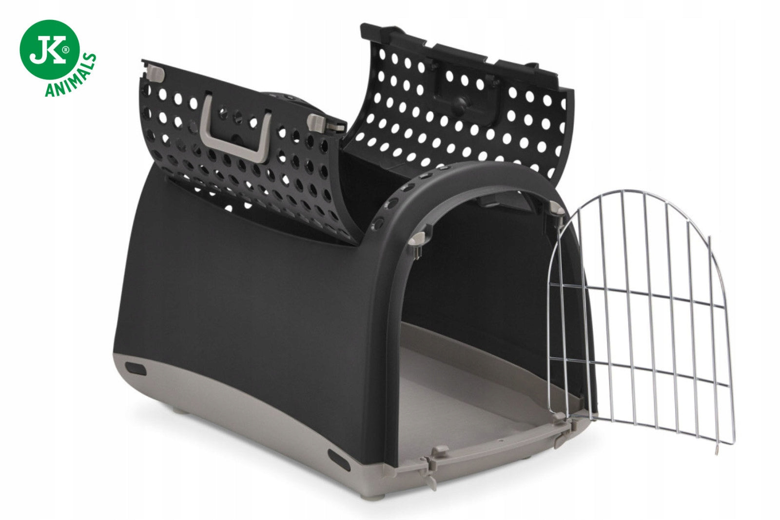 Transporter Linus Convertible for cat dog opening from above 52,5x32x34,5 black