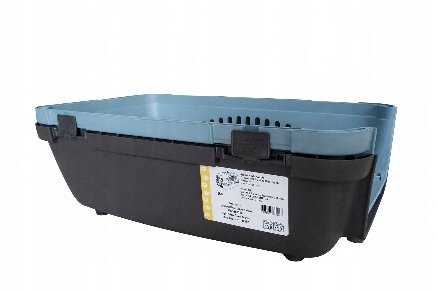 Transporter Stefanplast for cat rabbit dog 32 x 48 x 31 blue-brown Kind carrier