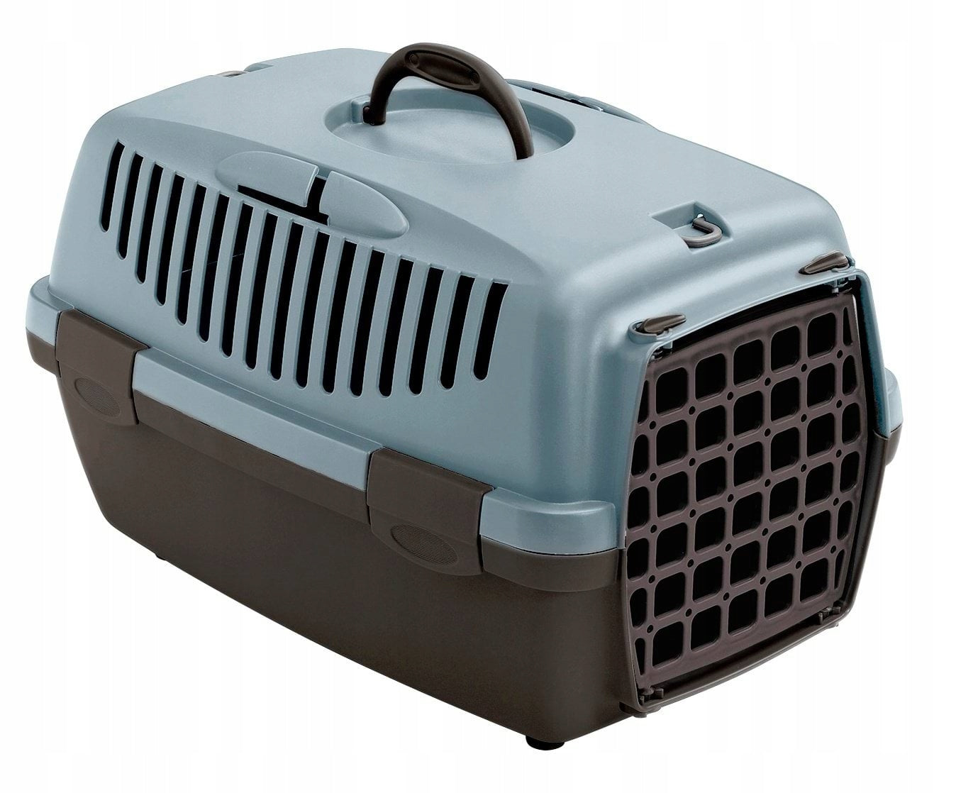 Transporter Stefanplast for cat rabbit dog 32 x 48 x 31 blue-brown