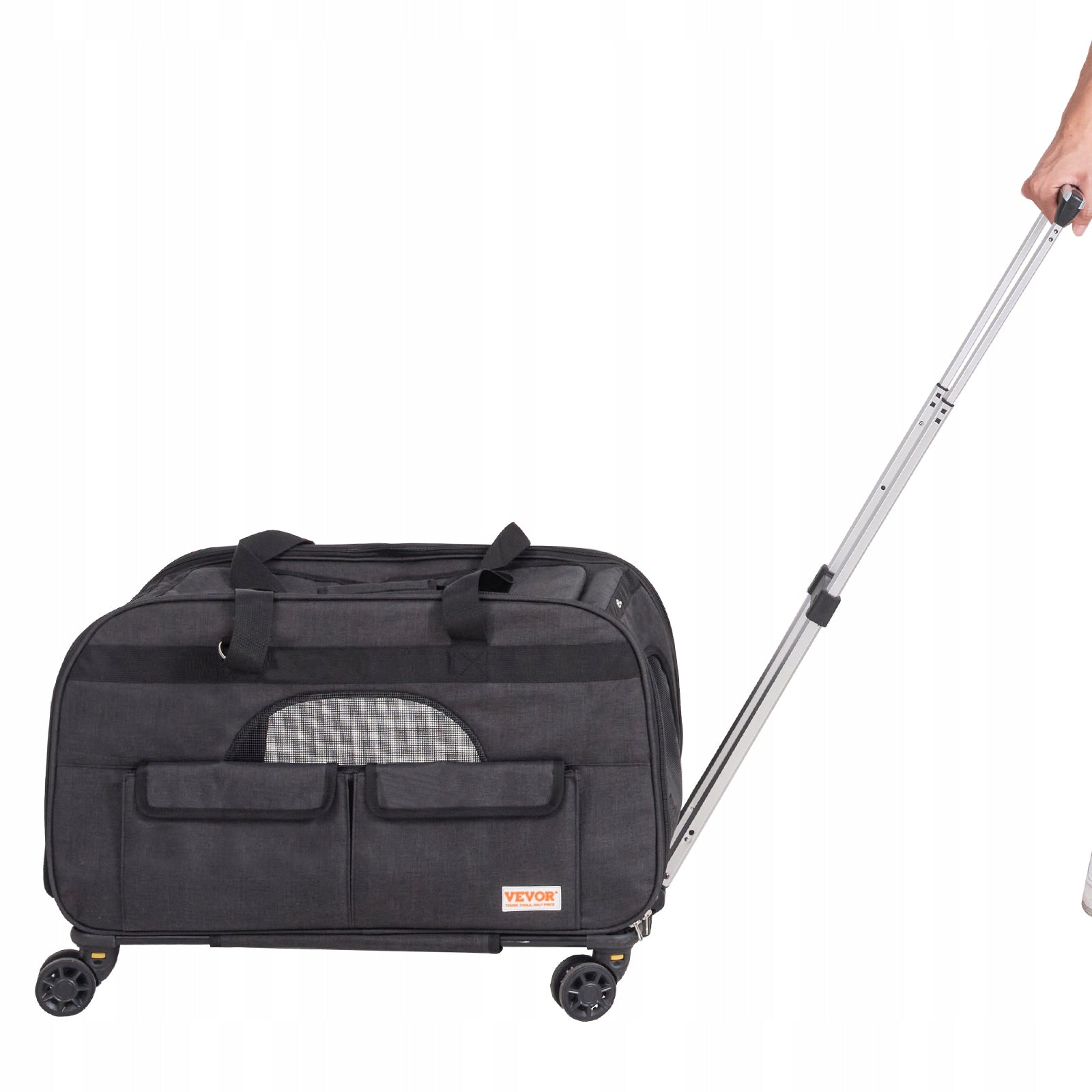 Transporter Vevor 36 cm x 65 cm x 37 cm black Product height 37 cm
