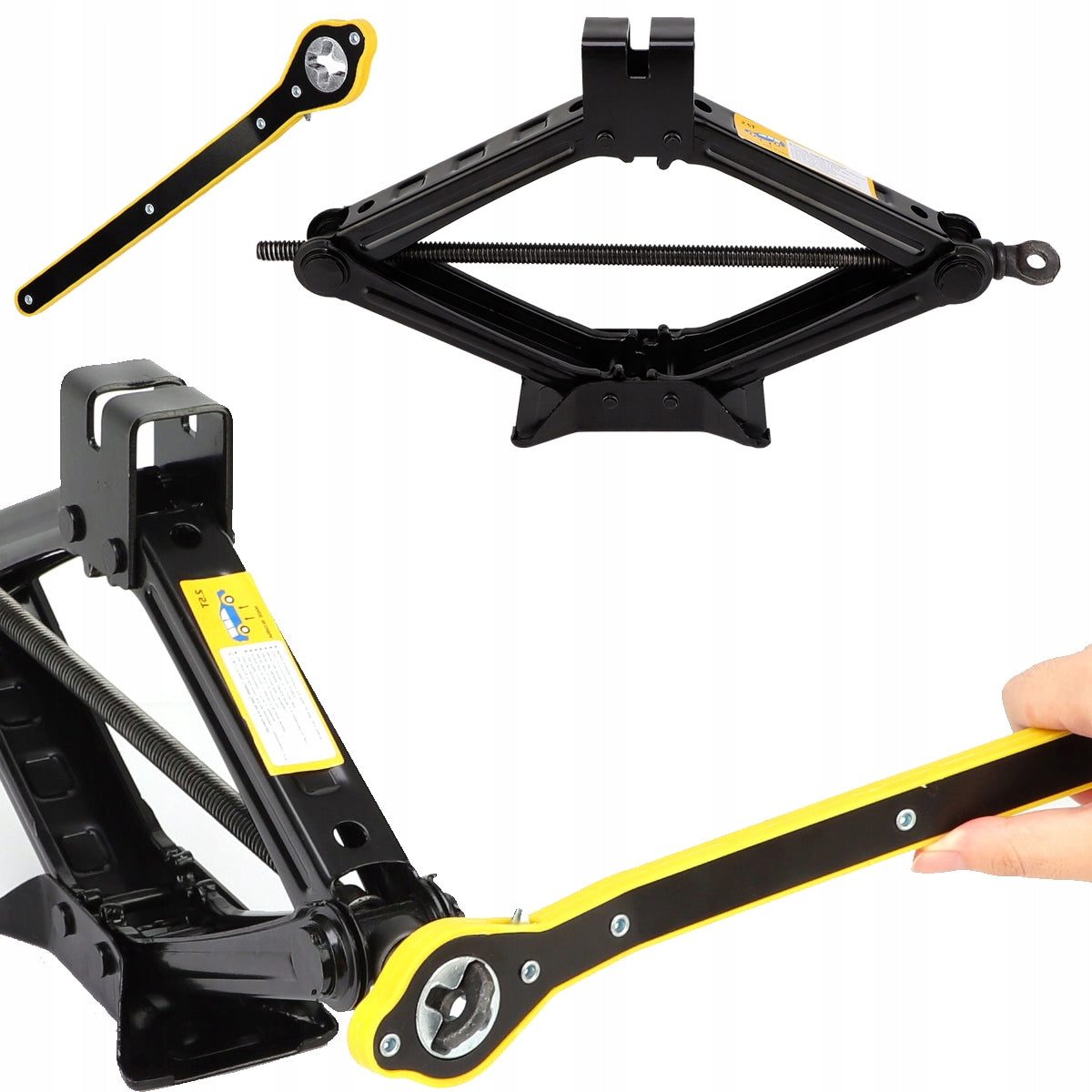 Trapezoidal lift 2.5t, lifting capacity 2500kg, height 100-40 mm FOR WHEEL REPLACEMENT