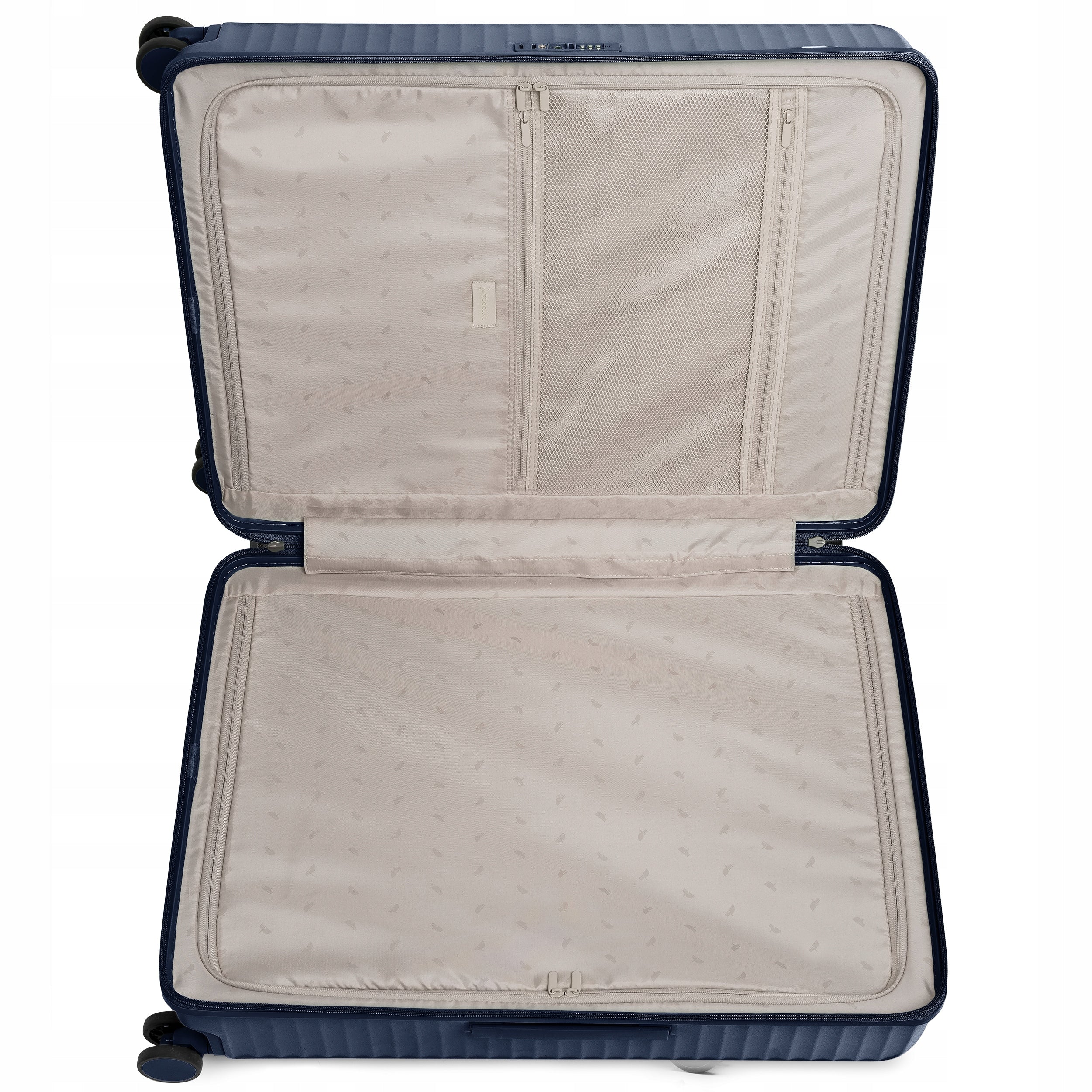 Travel Suitcase Large Polycarbonate On Four Wheels Navy Blue PC036A-7A Model PC036A-7A
