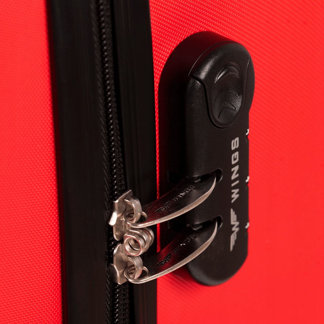Travel Suitcase Luggage Shipped with ABS+ WINGS Medium Combination Lock 4 Wheels Depth (shorter edge) 25 cm