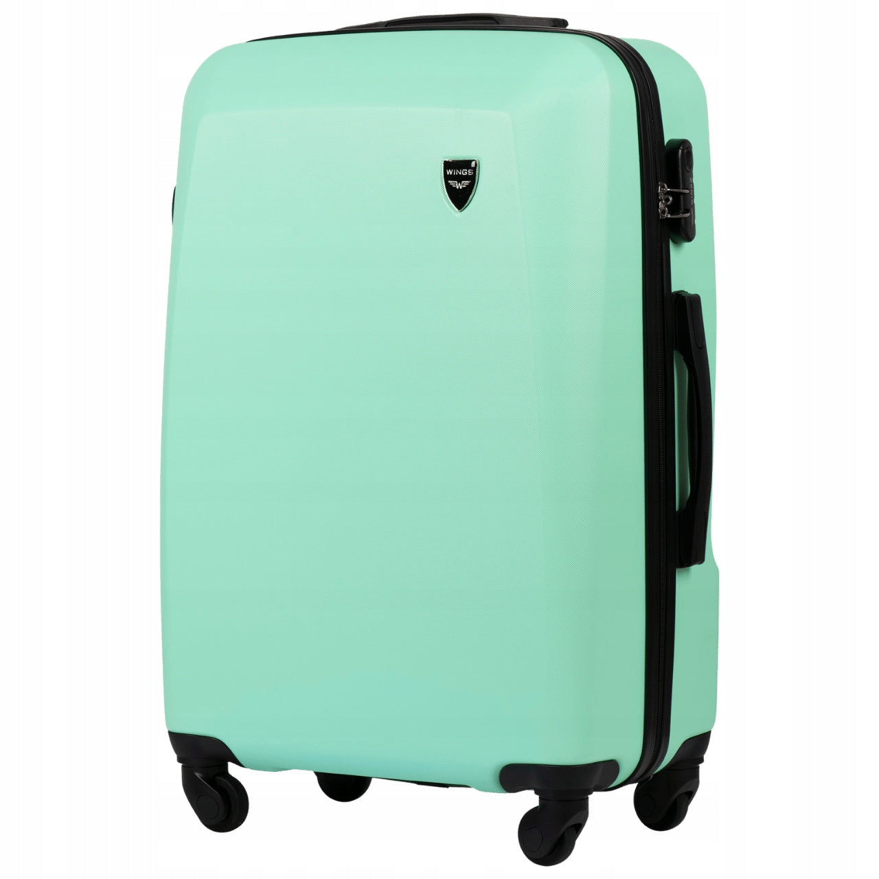Travel Suitcase Luggage Shipped with ABS+ WINGS Medium Combination Lock 4 Wheels EAN (GTIN) 5905947763207