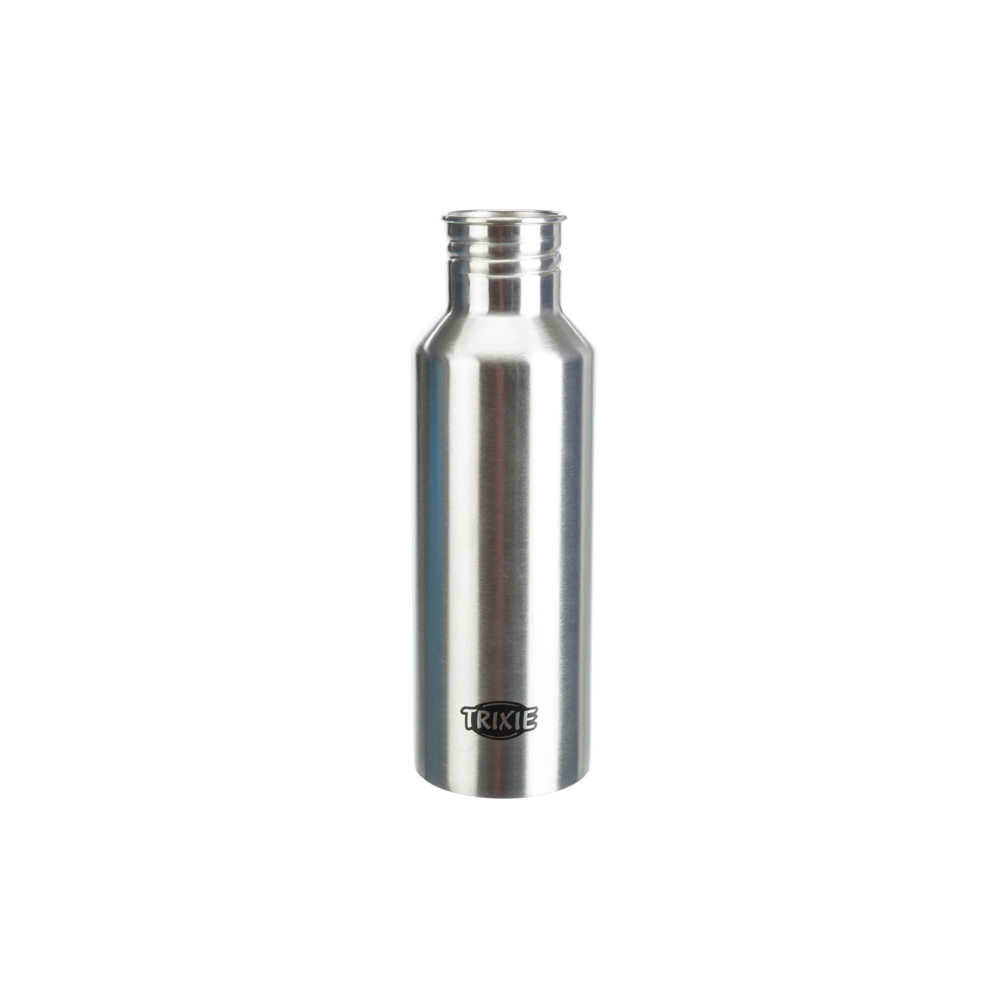 Travel Water Bottle with Cat Dog Bowl 0,75lTrixie Color silver