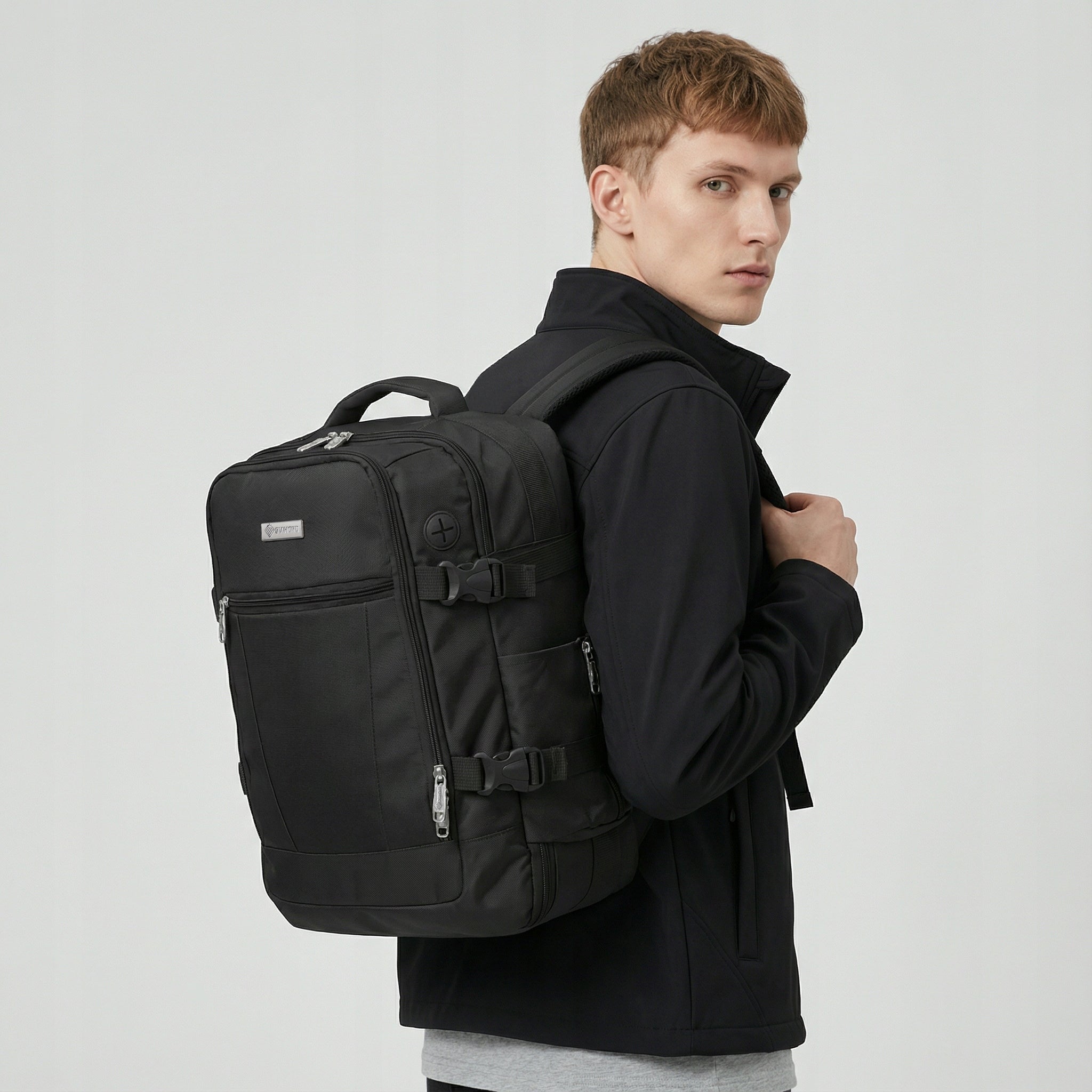 Travel backpack 40x30x20 for airplane 2in1 RYANAIR carry-on luggage DIAMOND Packaging status original