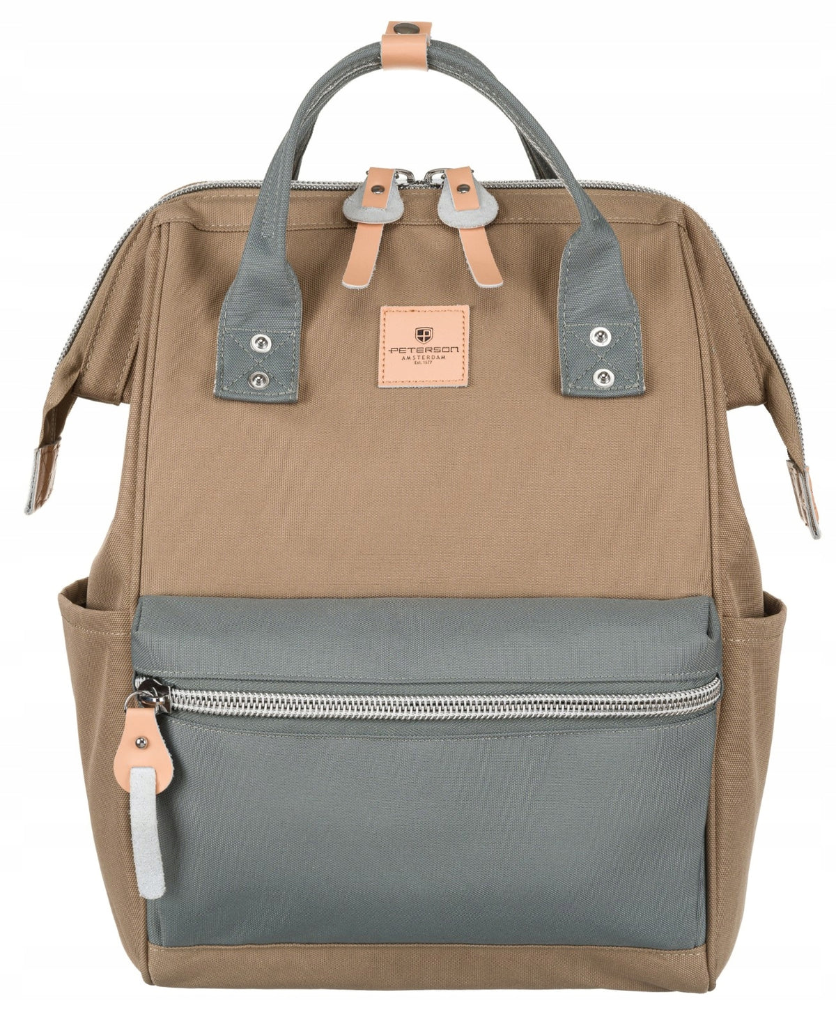 Travel backpack Peterson PTN BETA meringue-gray Gender woman
