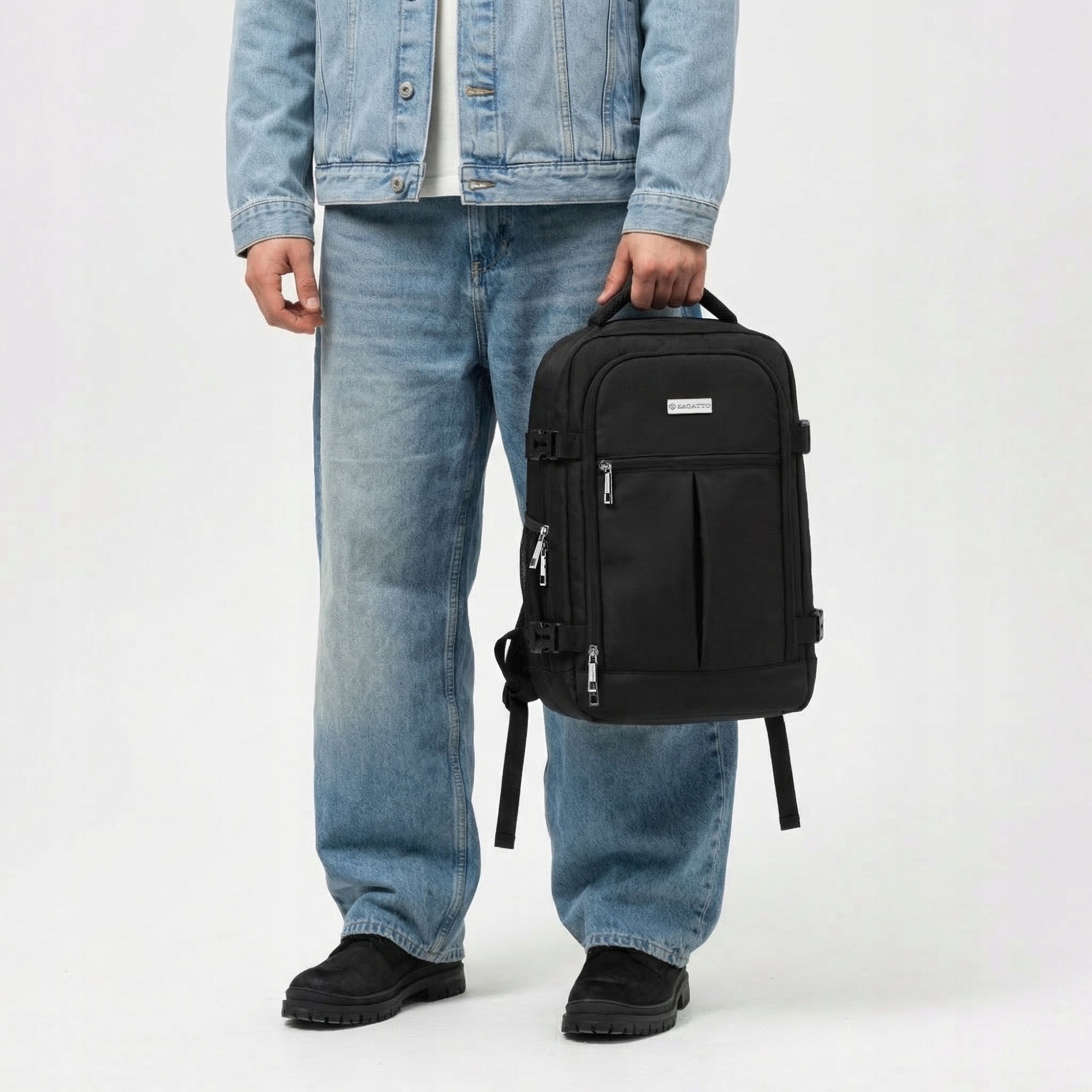 Travel backpack for airplane RYANAIR WIZZAIR 40x25x20 free luggage ZAGATTO Brand Zagatto
