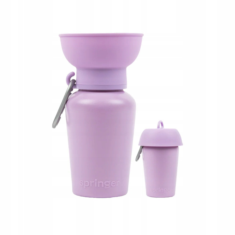 Travel bottle for dogs Springland purple 0,59 l