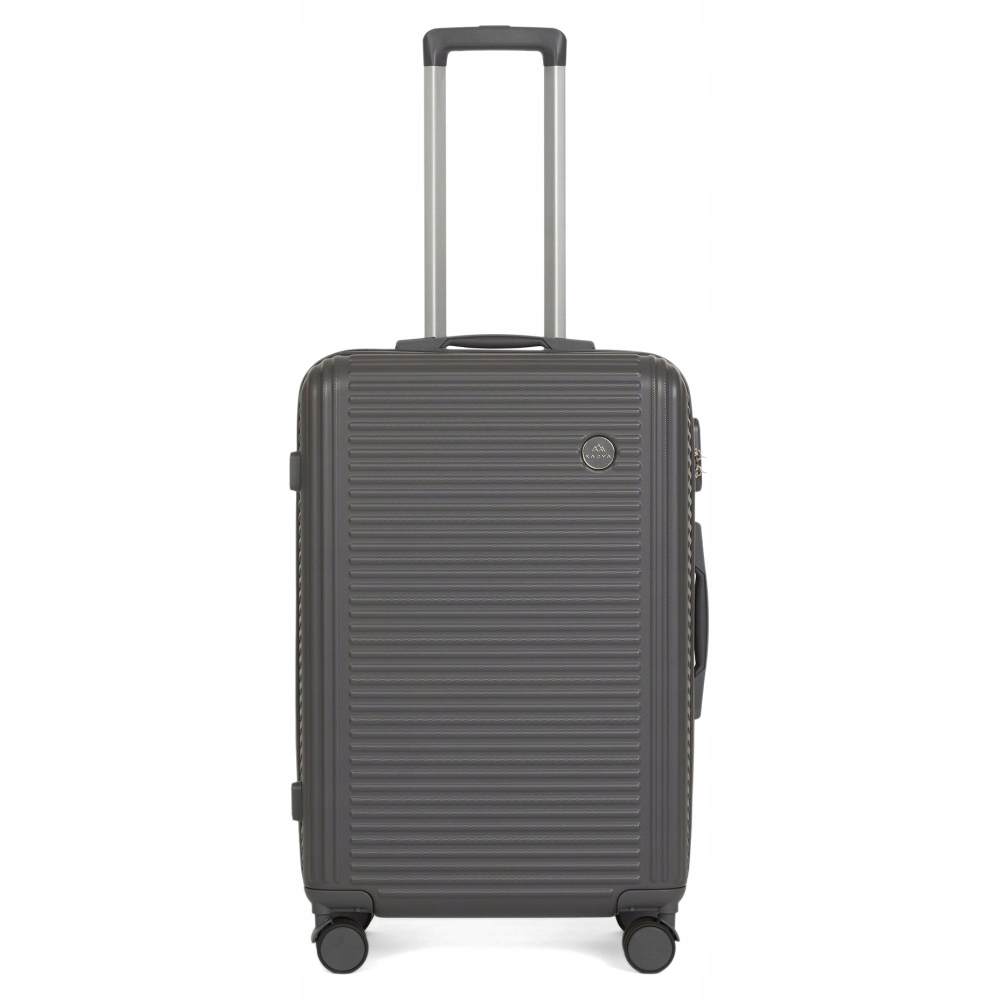 Travel case KADVA Palero 64l grey MEDIUM ON WHEELS LUGGAGE ABS HARD