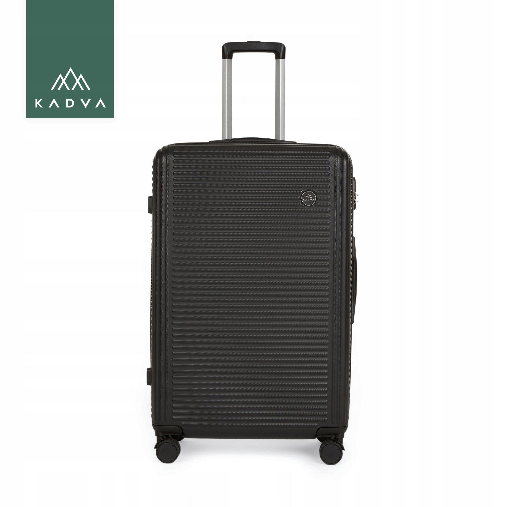 Travel case KADVA Palero 95 l black LUGGAGE LARGE ON WHEELS HARD ABS Packaging status original