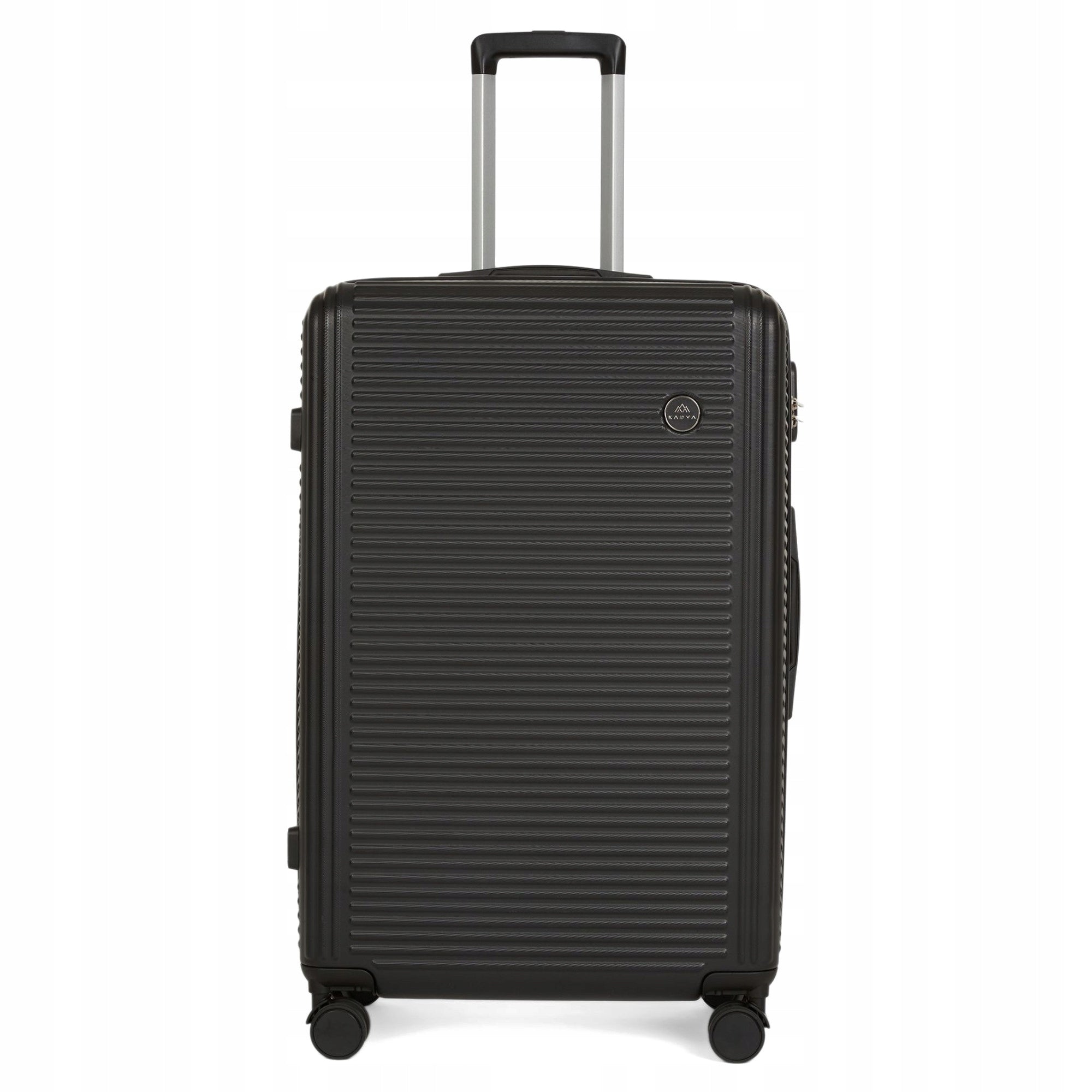 Travel case KADVA Palero 95 l black LUGGAGE LARGE ON WHEELS HARD ABS