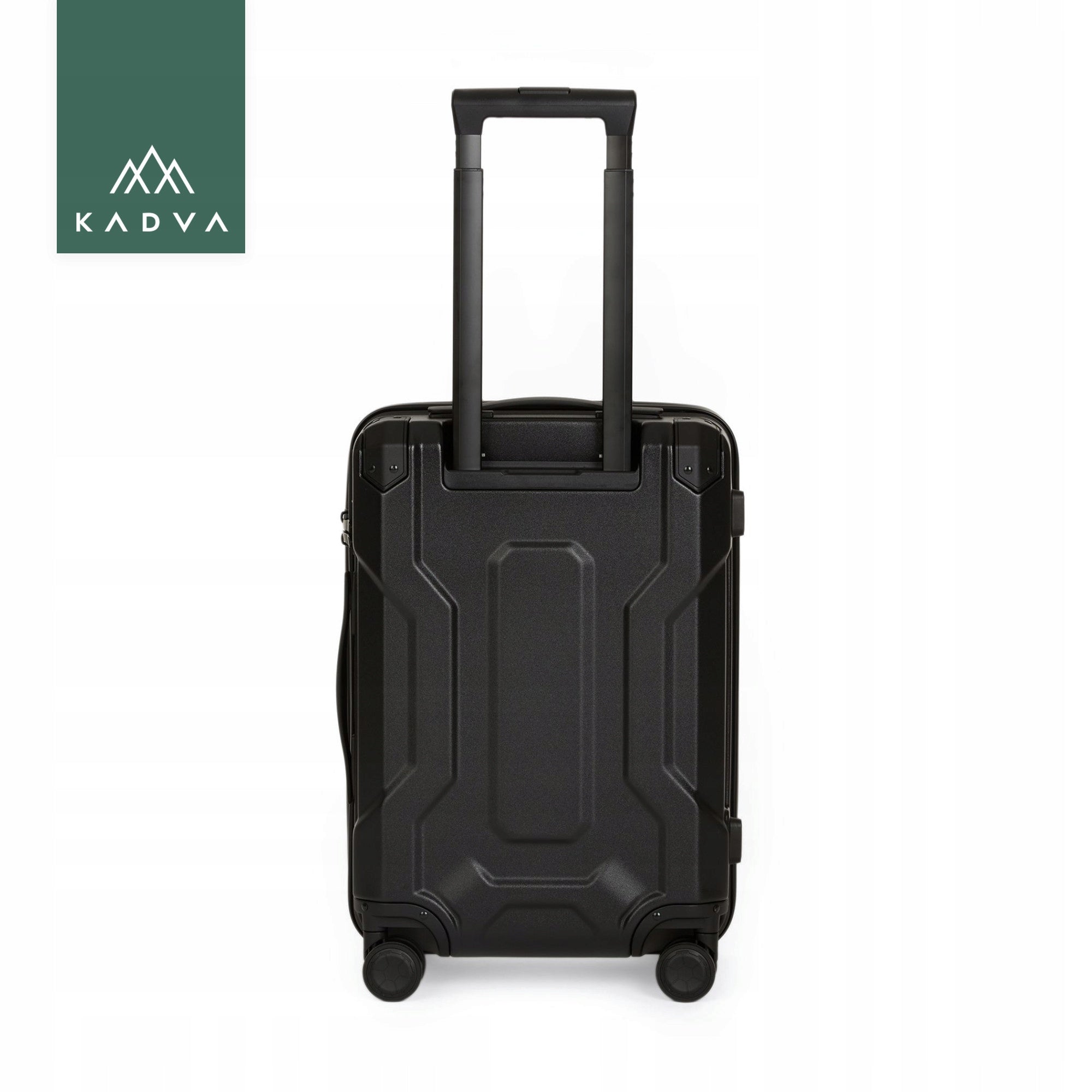 Travel case KADVA Roca 41 l black ON PEGS LUGGAGE SMALL FOR ABS CIPHER Brand Kadva