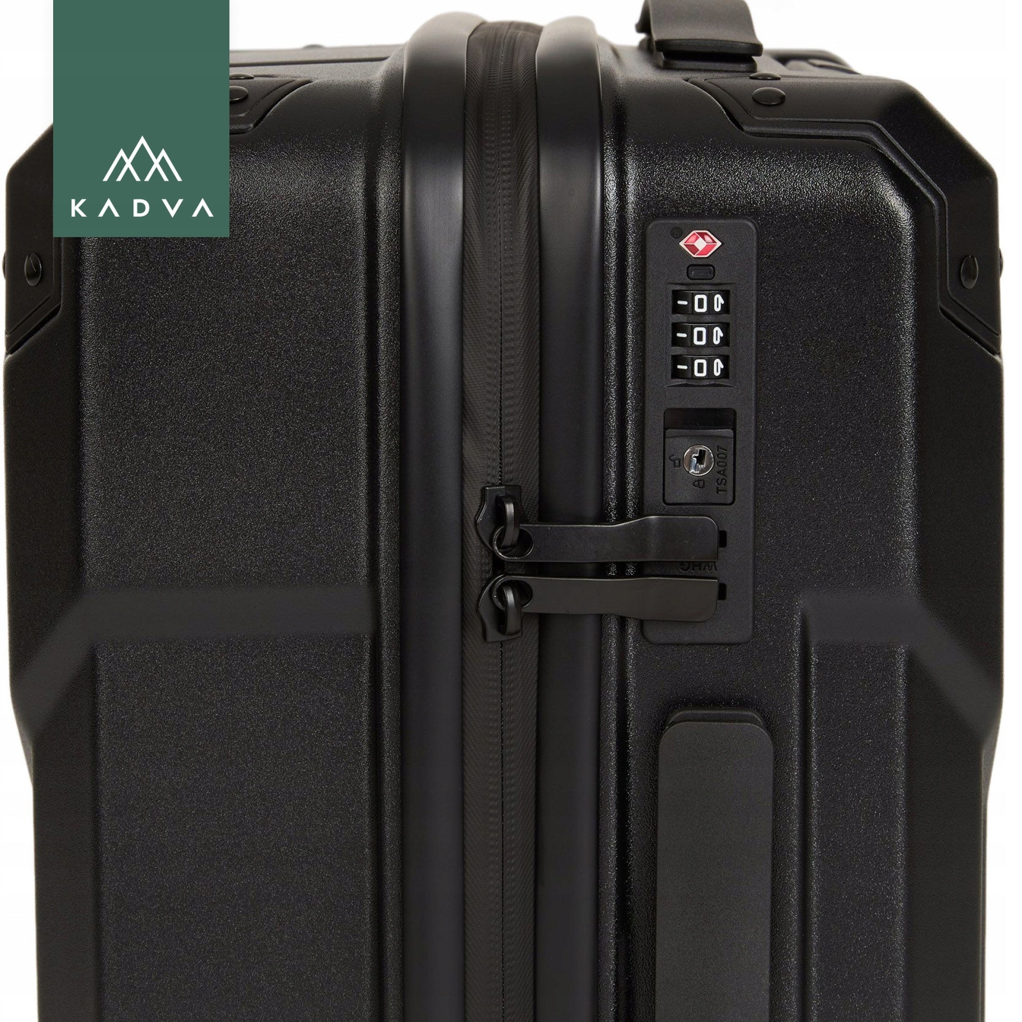 Travel case KADVA Roca 41 l black ON PEGS LUGGAGE SMALL FOR ABS CIPHER Depth (shorter edge) 23.5 cm