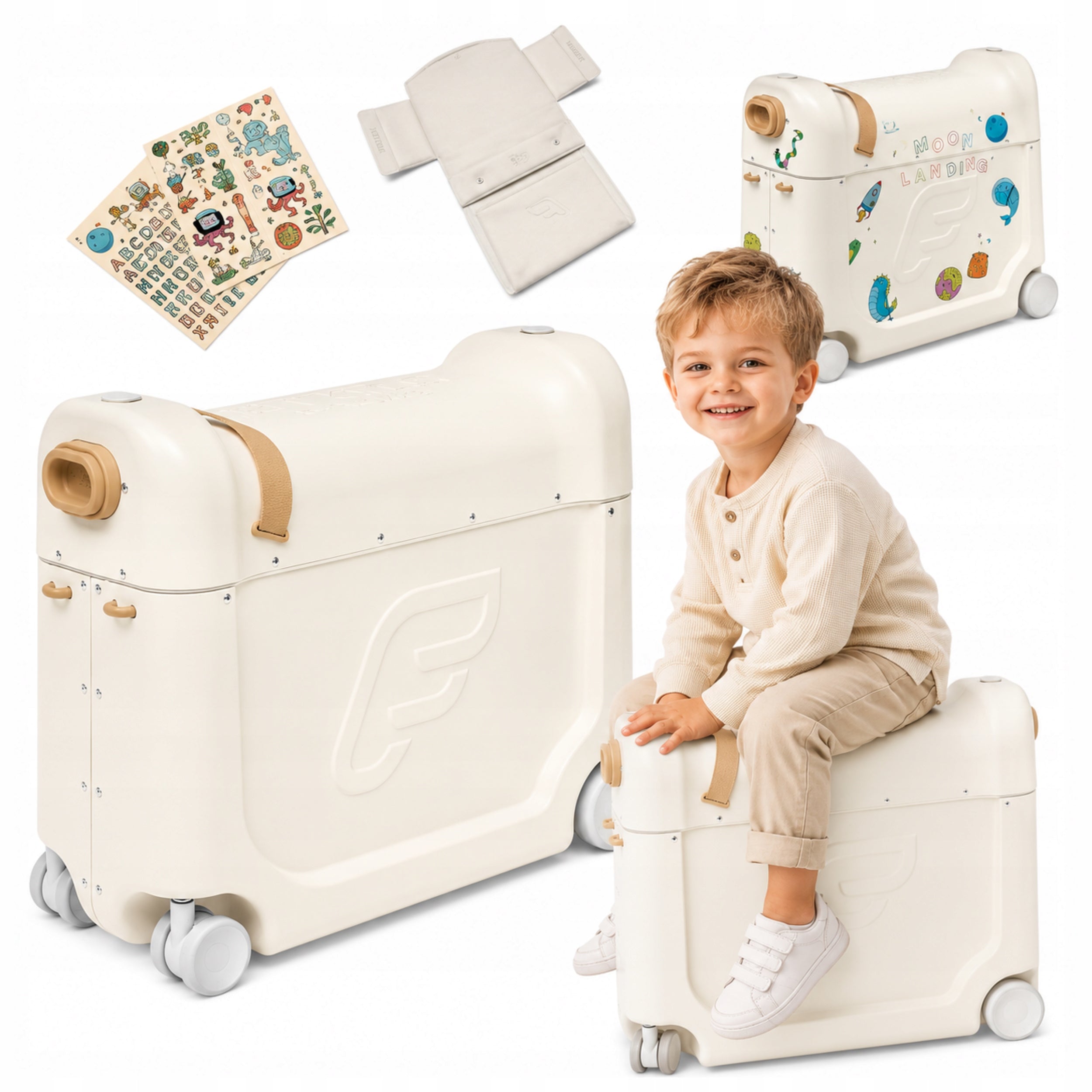Travel case Stokke JetKids BedBox V3 White children's airplane cot