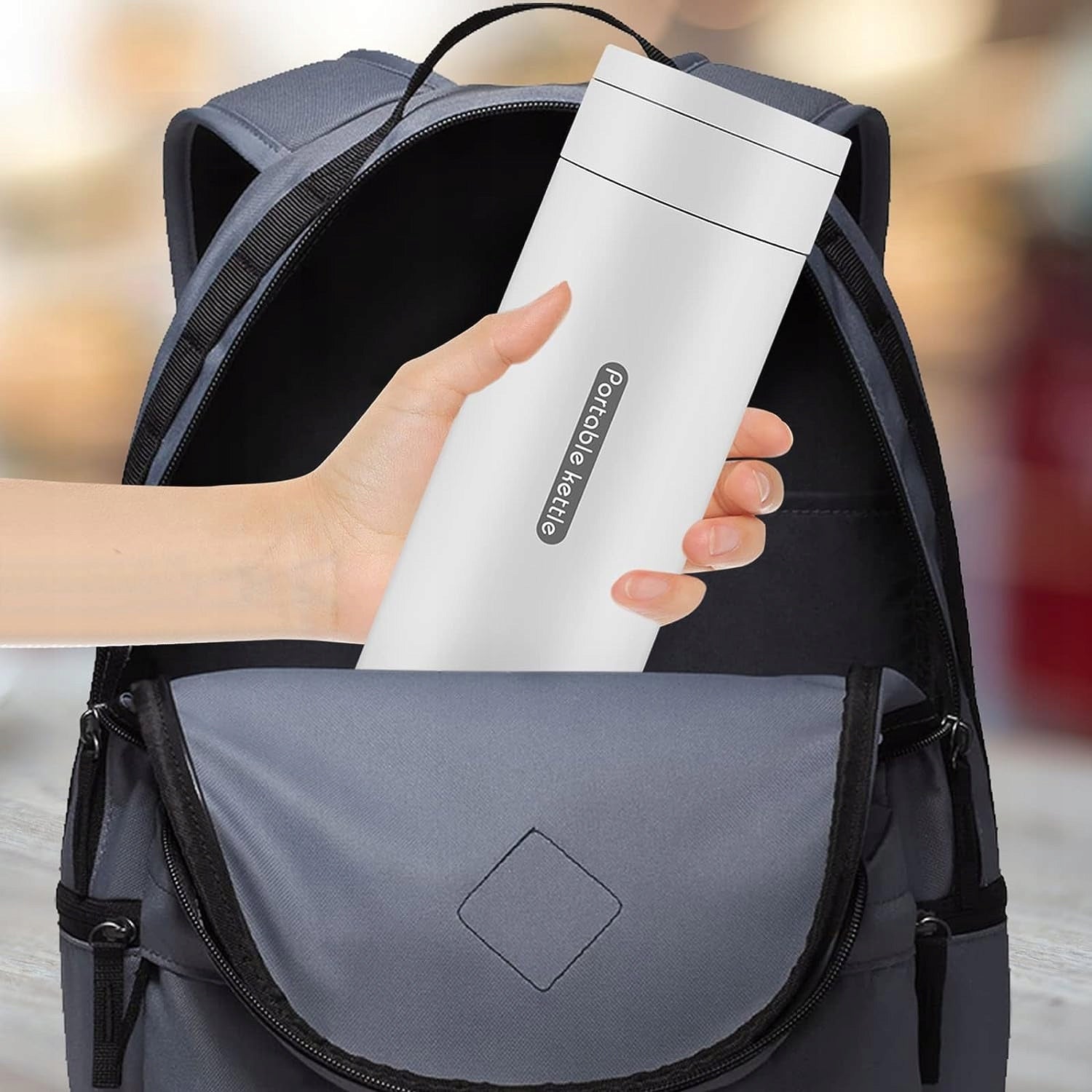 Travel electric kettle 380 ml 4 temperature settings 300 W Model Czajnik