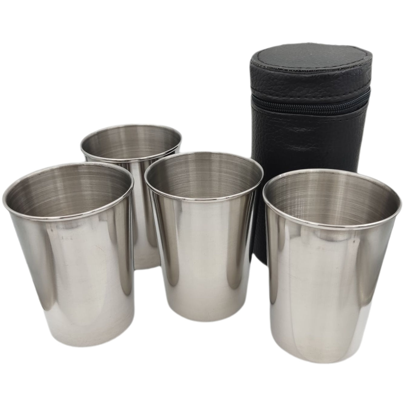 Travel glasses 160ml+etui 4 pcs metal 1-7003 Manufacturer code 1183