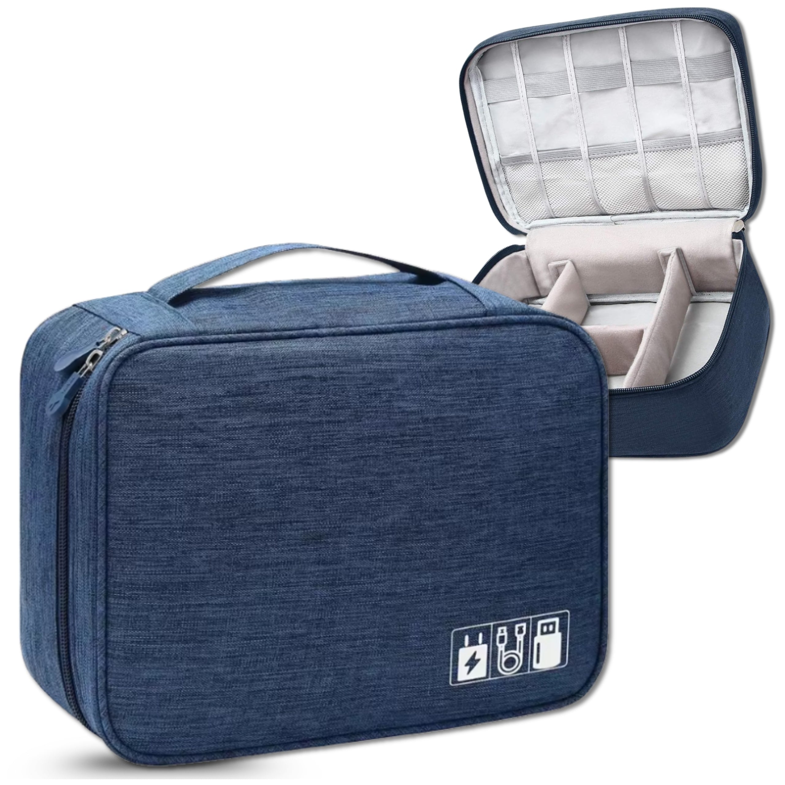 Travel organizer for cables wires charger electronics bag CASE Brand no brand