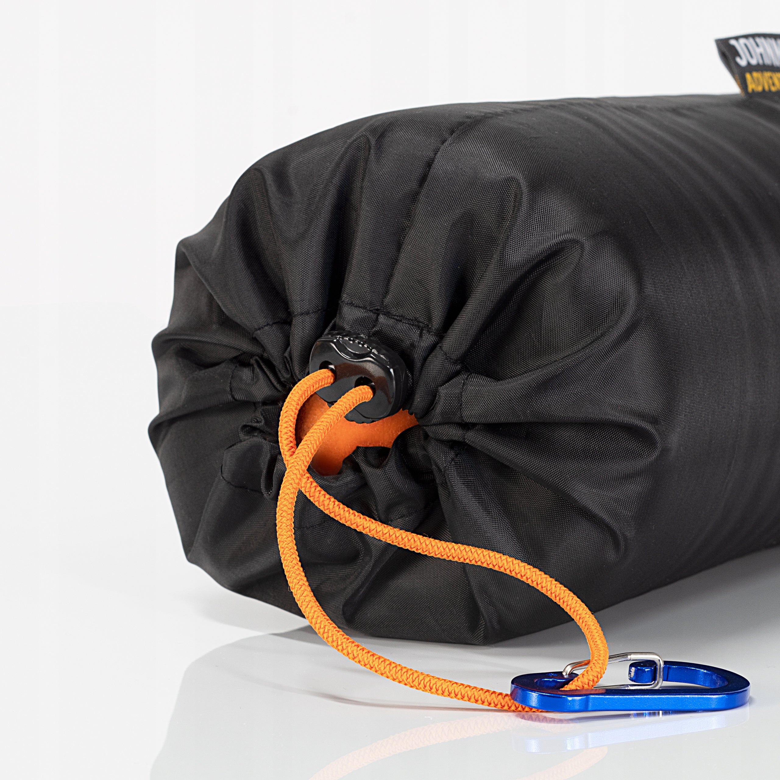 Travel pillow, tourist memory foam JOHNNY ADVENTURE BLACK +bag Color black