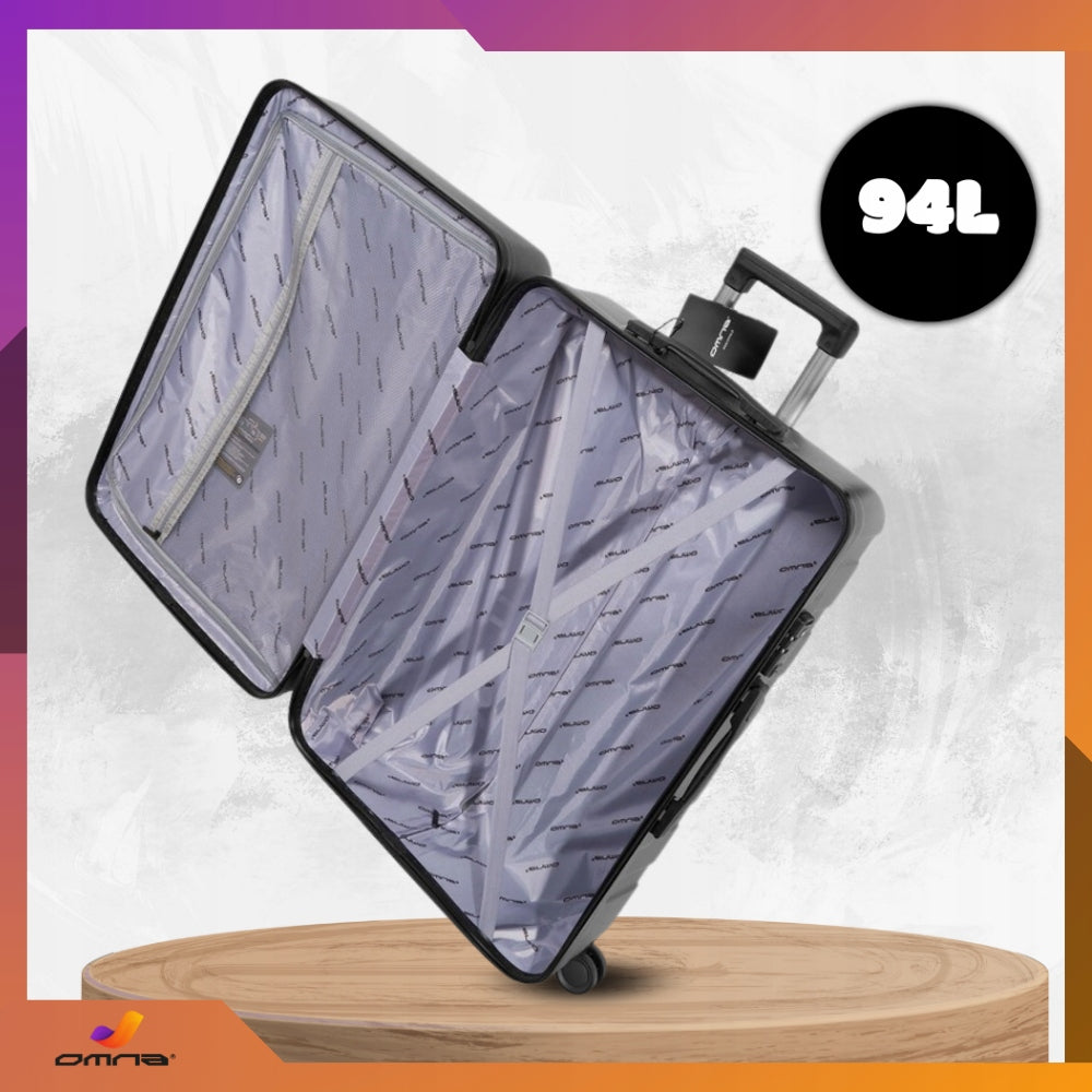 Travel suitcase on wheels large XXL bag luggage trunk wheels for children 94L Manufacturer code ARIZONA