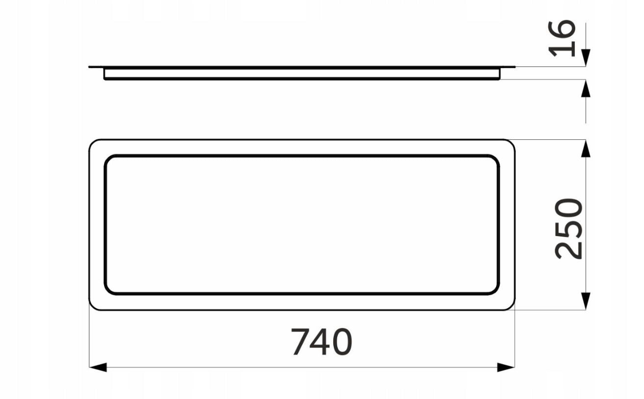 Tray DRAINER Stand for Cabinet 80cm White Brand Rejs