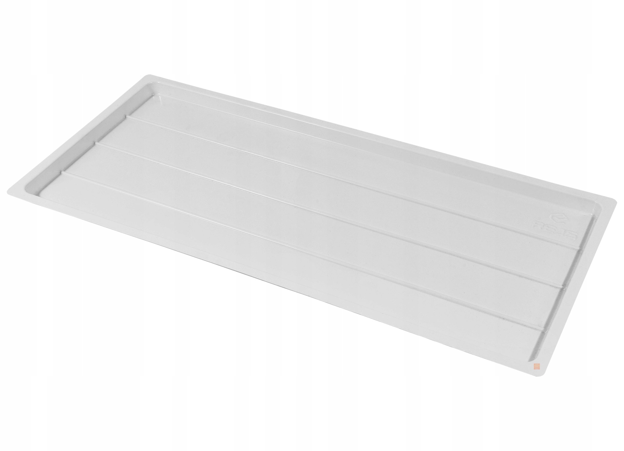 Tray gutter under drainer dryer for cabinet 70 640x250mm White