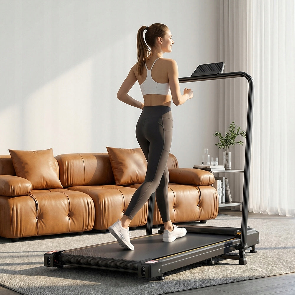 Treadmill Walking 2in1 Electric 10km/h 8% Slope Pilot 100kg Kind electric