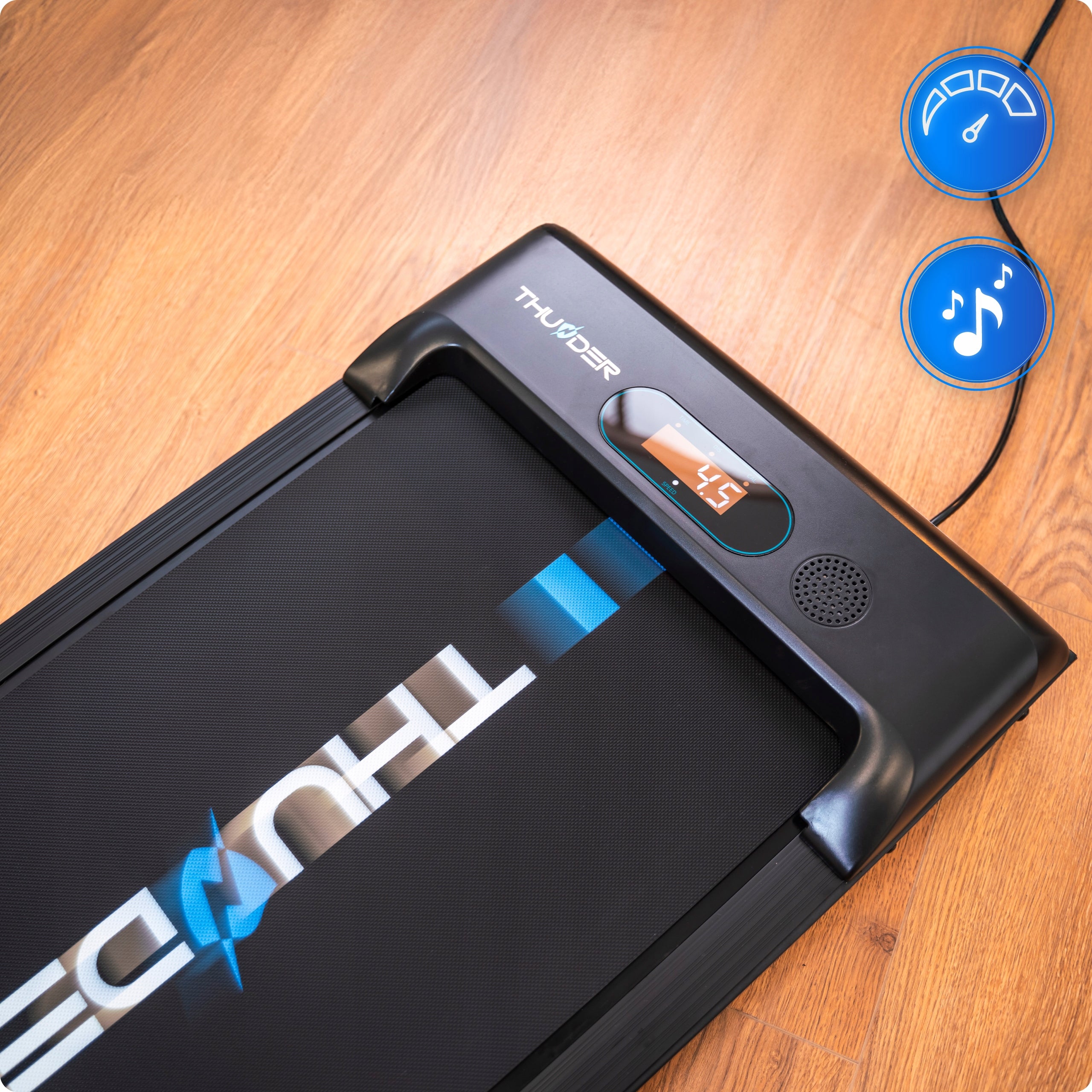 Treadmill small electric under desk 6km home walkingpad application Thunder Maximum user weight 100 kg