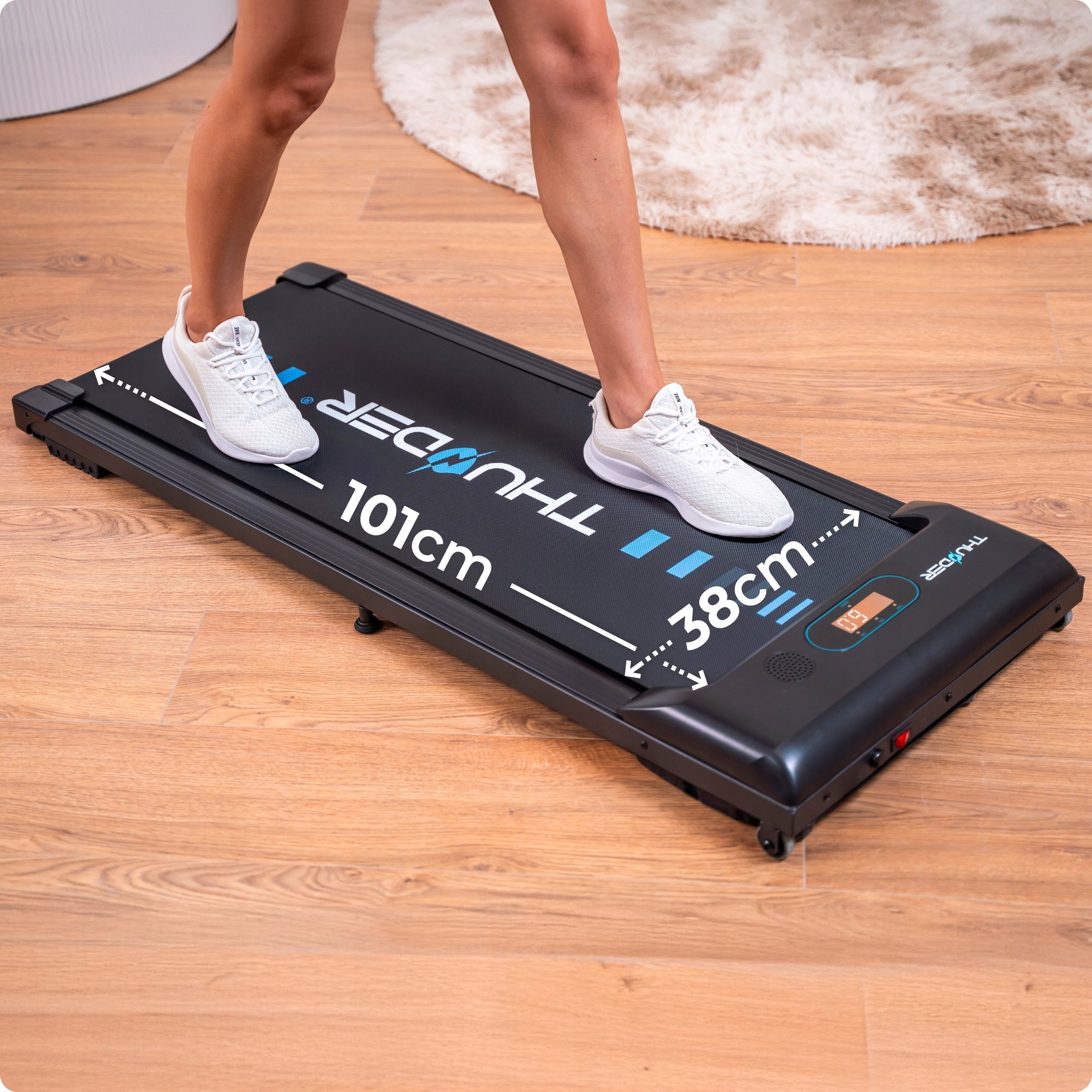 Treadmill small electric under desk 6km home walkingpad application Thunder Model IDEA