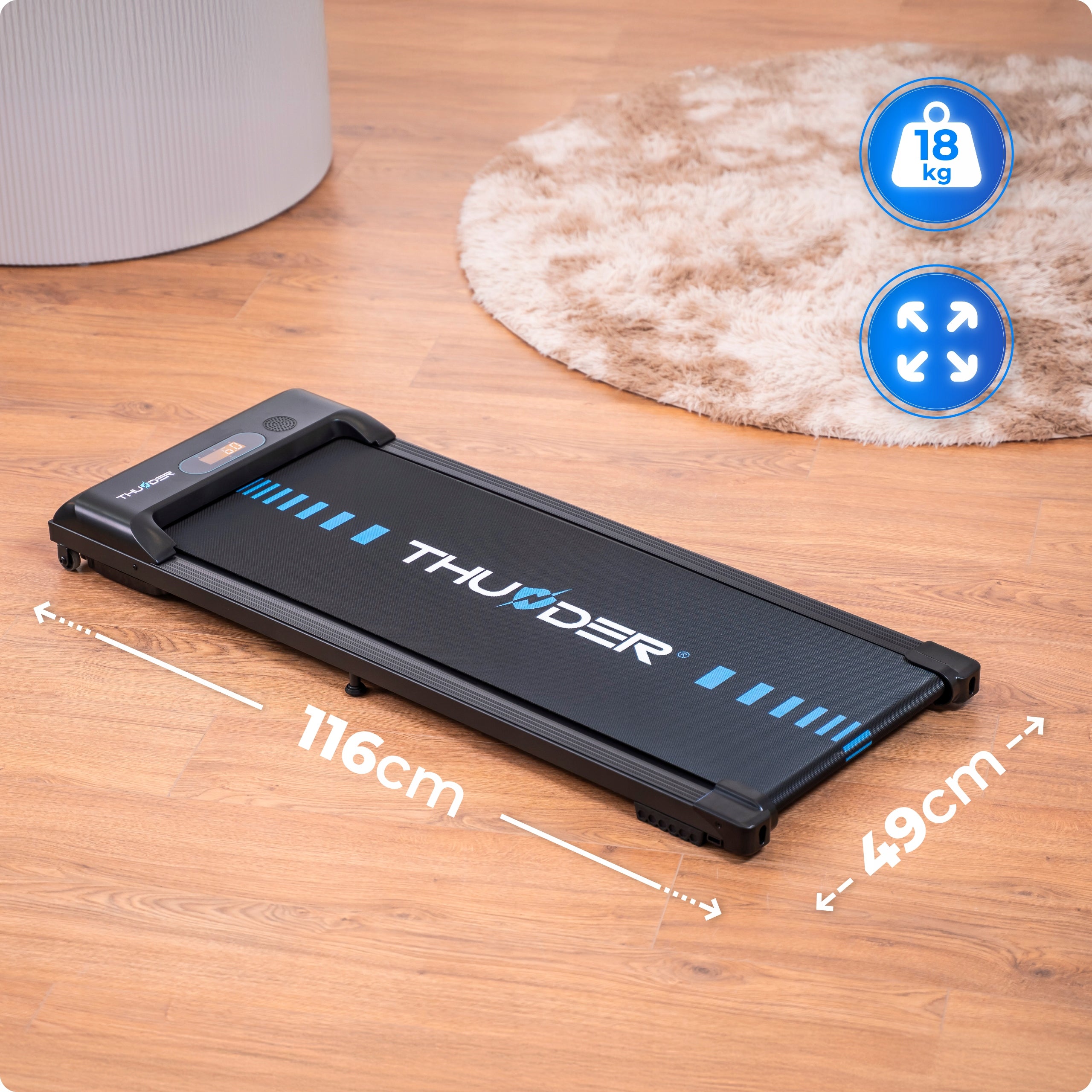 Treadmill small electric under desk 6km home walkingpad application Thunder Packaging status original