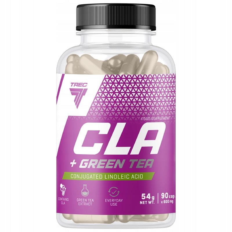 Trec CLA + GREEN TEA 90 kaps NATURAL HEALTHY SLIMMING FAT BURNER Brand Trec Nutrition