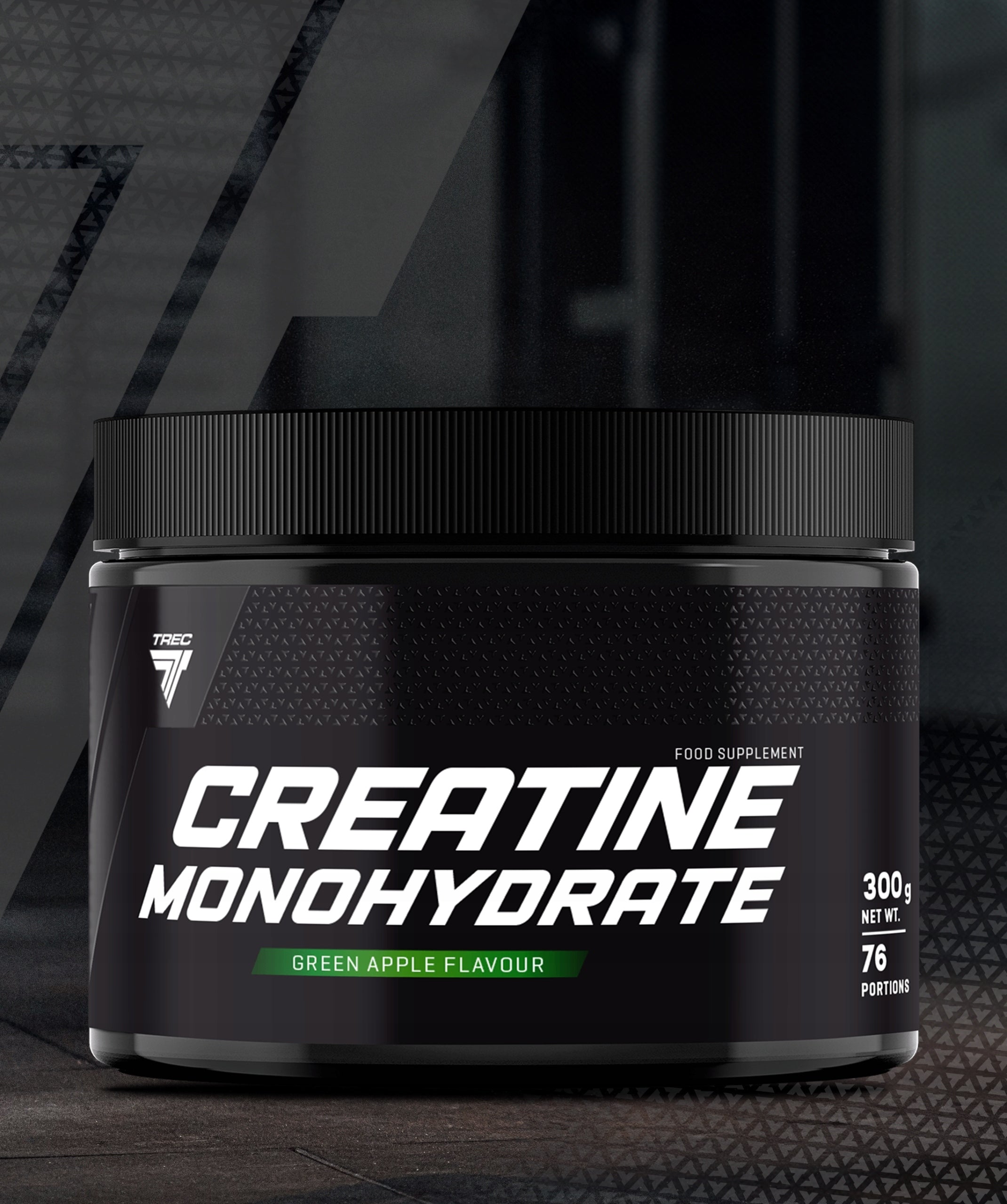 Trec Creatine Monohydrate 300g Creatine Monohydrate with Vitamin B6 76 Servings Packaging status original